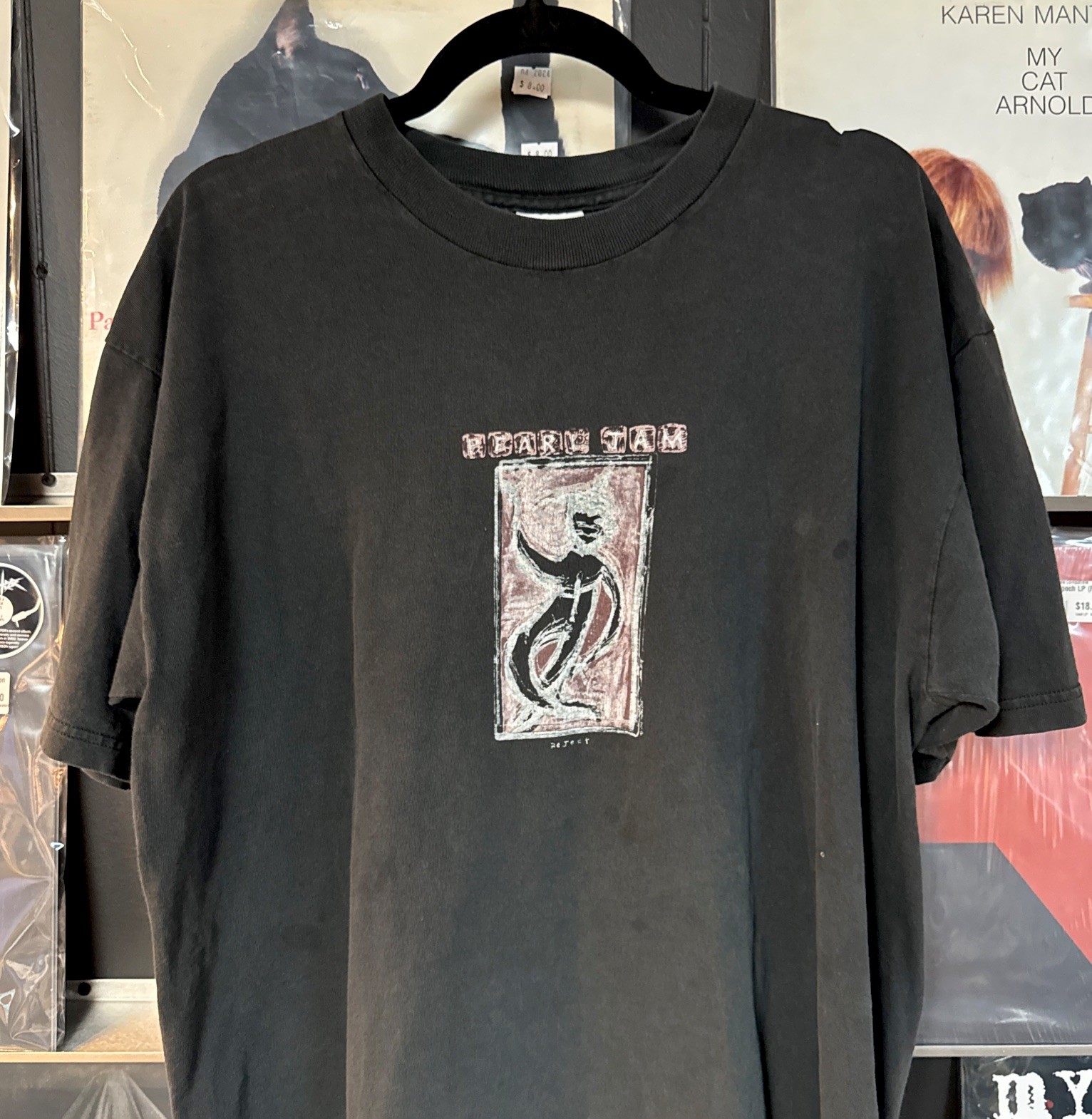 Vintage PEARL JAM t shirt L/XL Reject Early 90s Grunge Alt rock Band Tee
