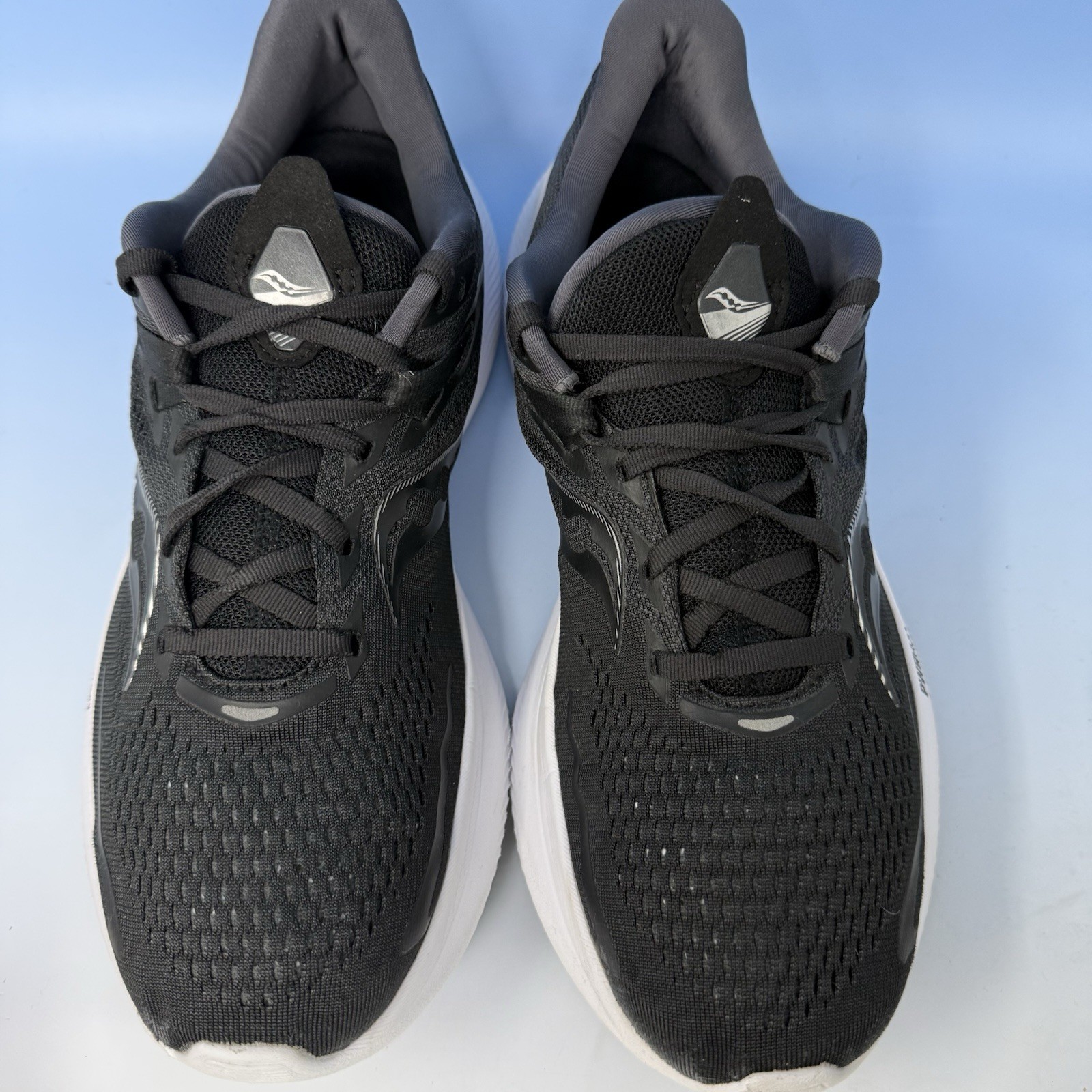 Saucony Ride 15 Men’s Sz 10.5 M Running Sneakers Shoes Black Trainers