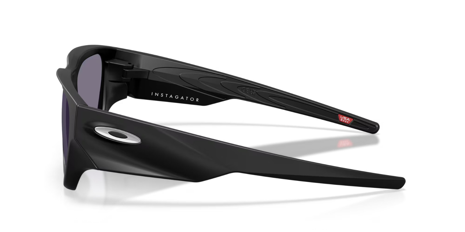 Oakley Instagator Sunglasses OO9514-0158 Matte Black Frame W/ PRIZM Grey Lens