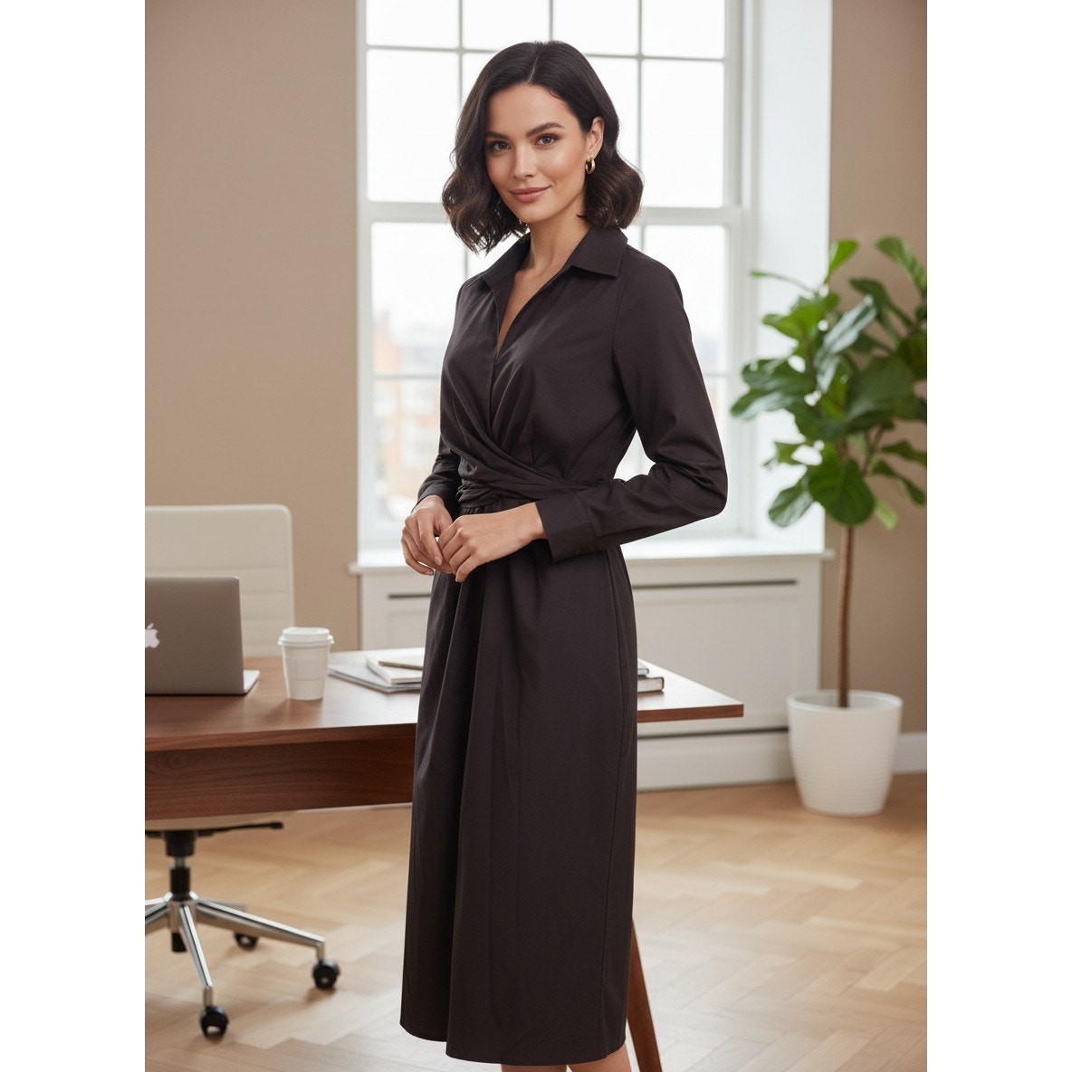 Renee Lizzard Women’s Wrap Dress US 6