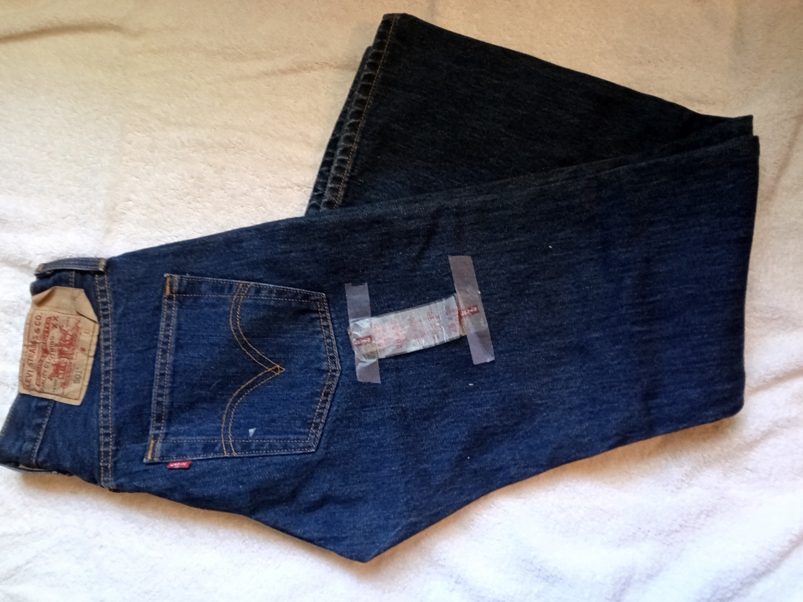 vintage 90s levis 501xx button fly jeans 28X30