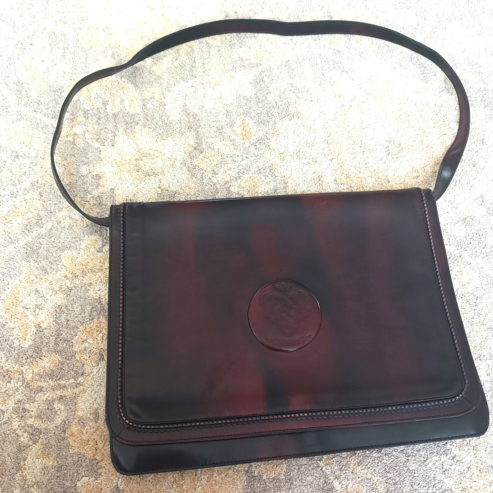 Alberto Ventura Made In Italy Genuine Leather Shoulder Bag