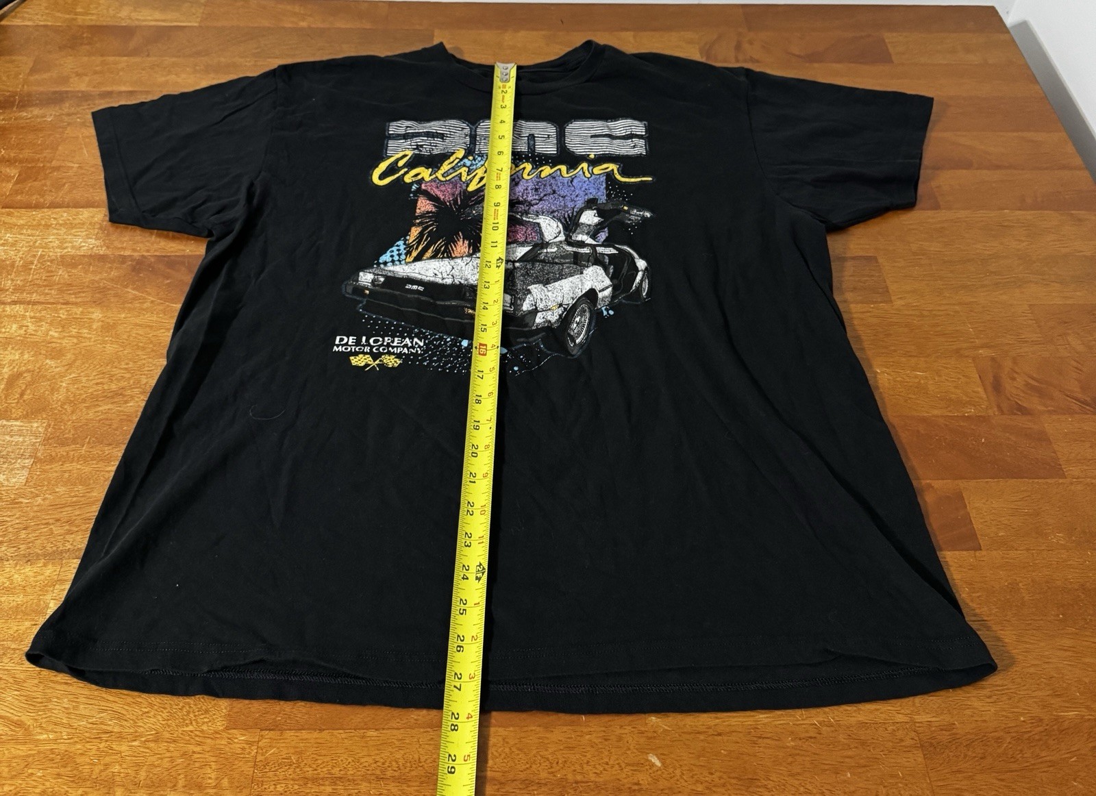 Dmc Delorean Motor Company California Graphic T-Shirt Men’s Size Xl 100% Cotton