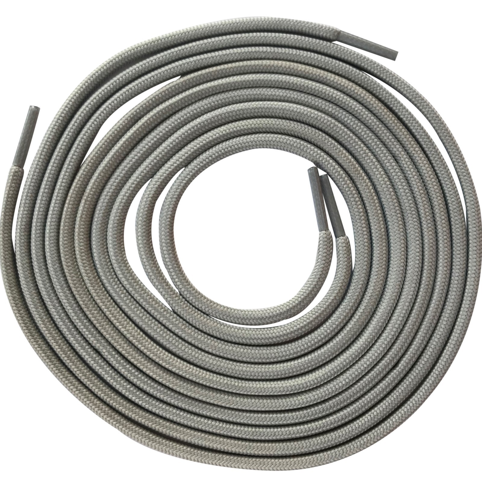 Gray long high boot / shoe laces for hiking 36 38 40 45 48 52 54 56 58 60 inch