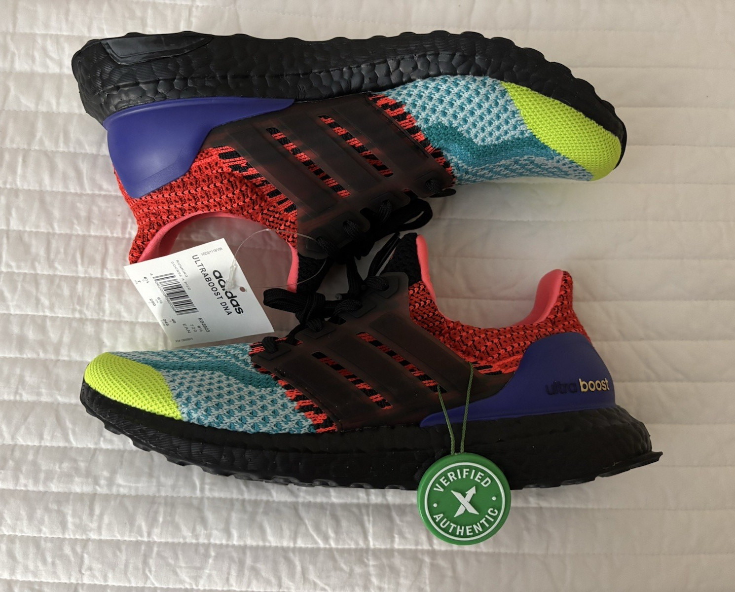adidas UltraBoost DNA “What The” Primeknit Low Top Multicolor EG5923