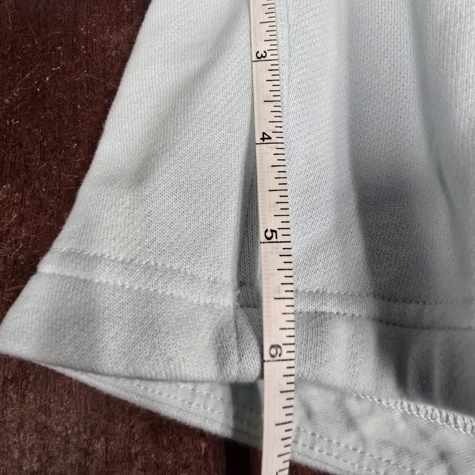 Lululemon Collegiate Logo Fleece Shorts XXS Icy Blue Preppy Athleisure