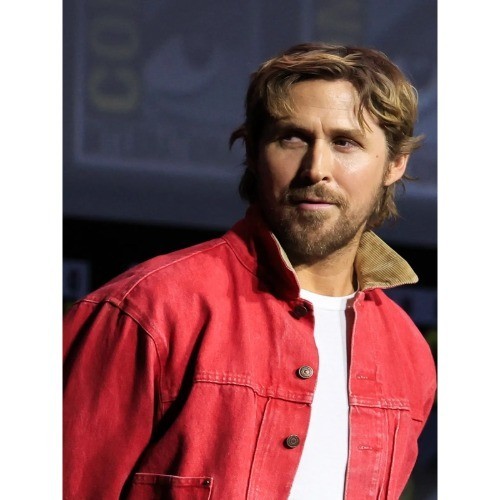 Men’s Ryan Gosling Comic-Con 2026 Red Cotton Jacket