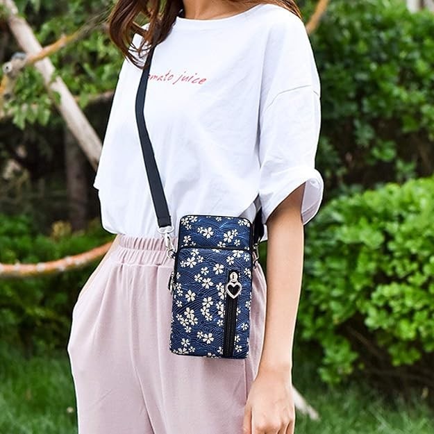 Small Cell Phone Purse Wallet Shoulder Bag Case Cross-body Pouch Handbag Women