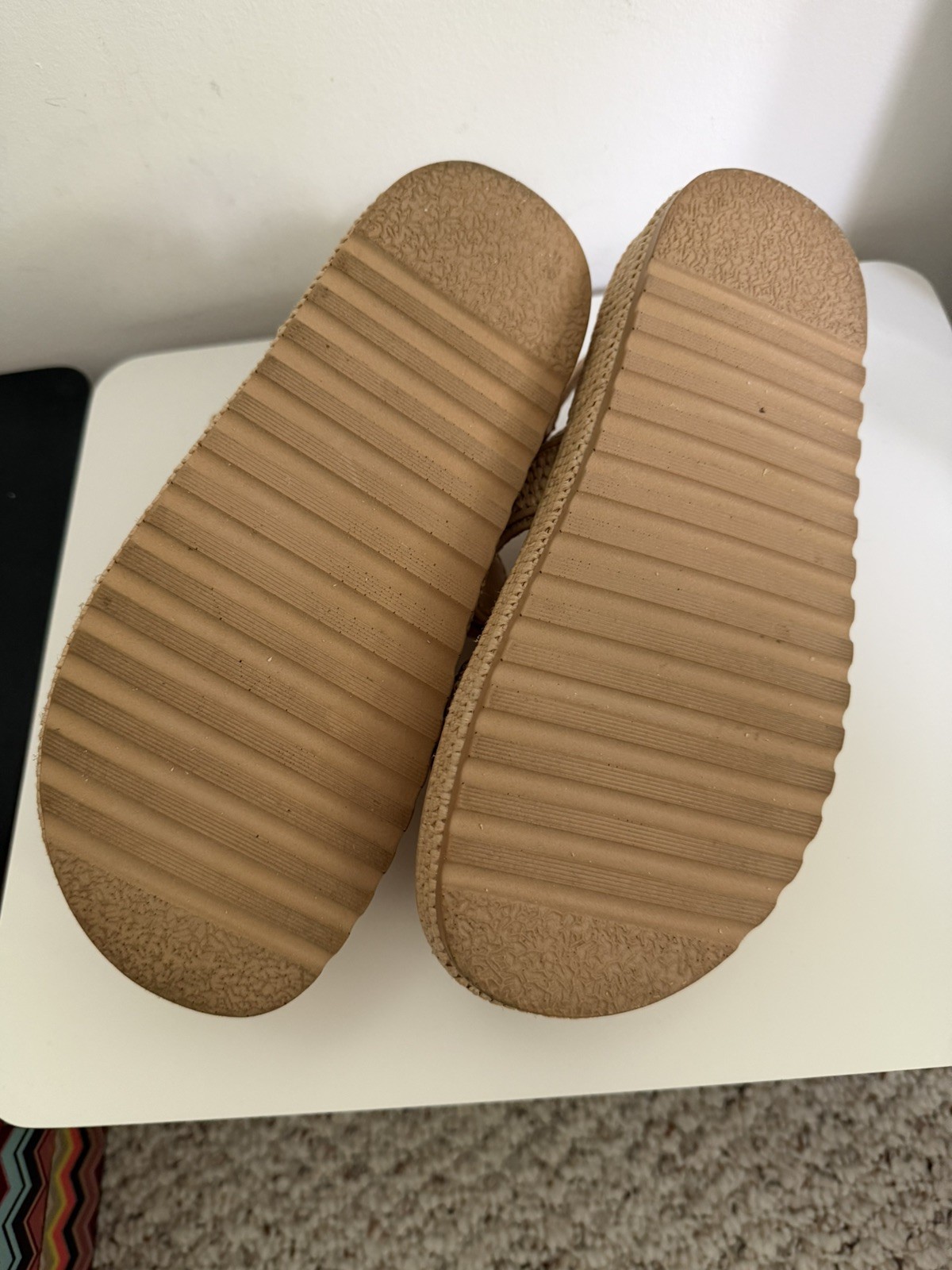 steve madden sandals Women BIGMONA Nat Size 7.5 Raffia
