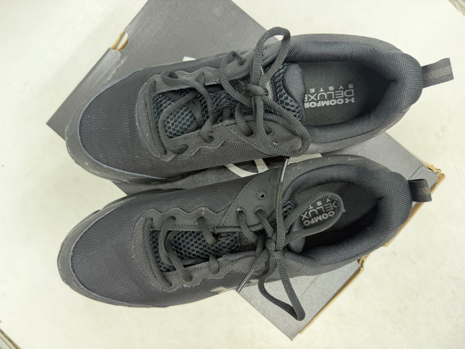 Under Armour Charged Assert 10 Athletic Shoes Men’s Black Lace Up Low Top – 12