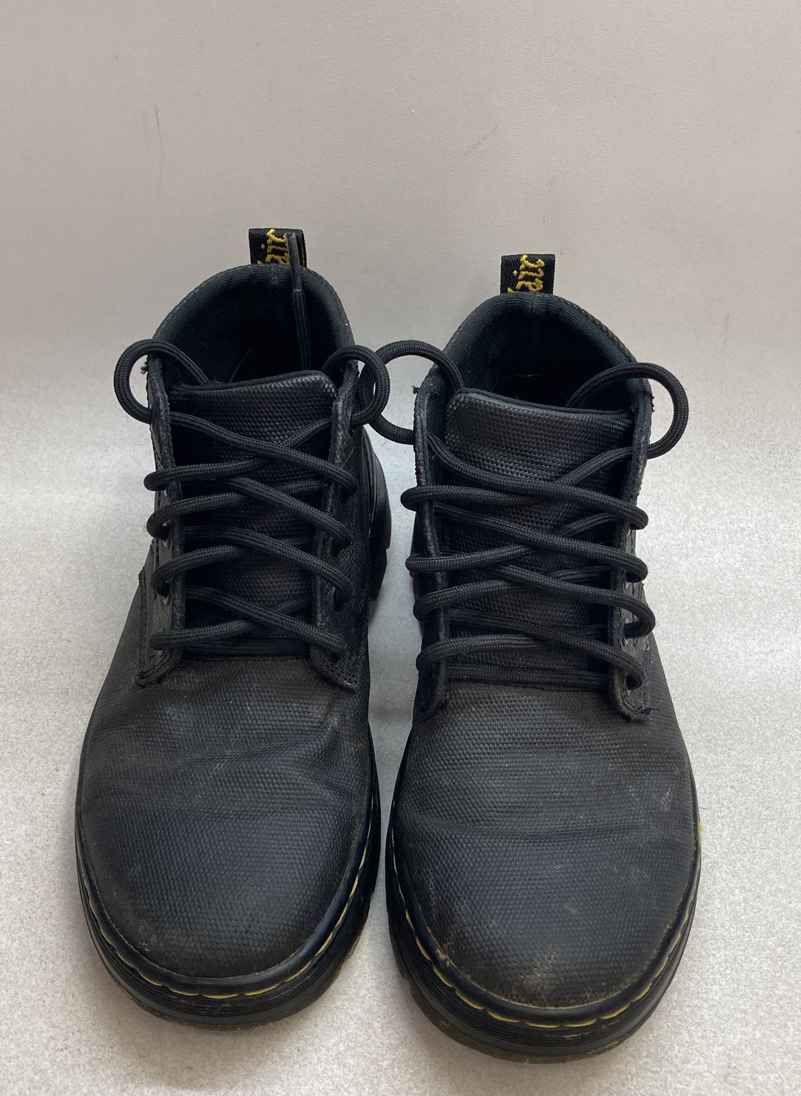 Dr. Martens Bonny Tech Black Canvas Nylon Chukka Boots Women’s Size 6