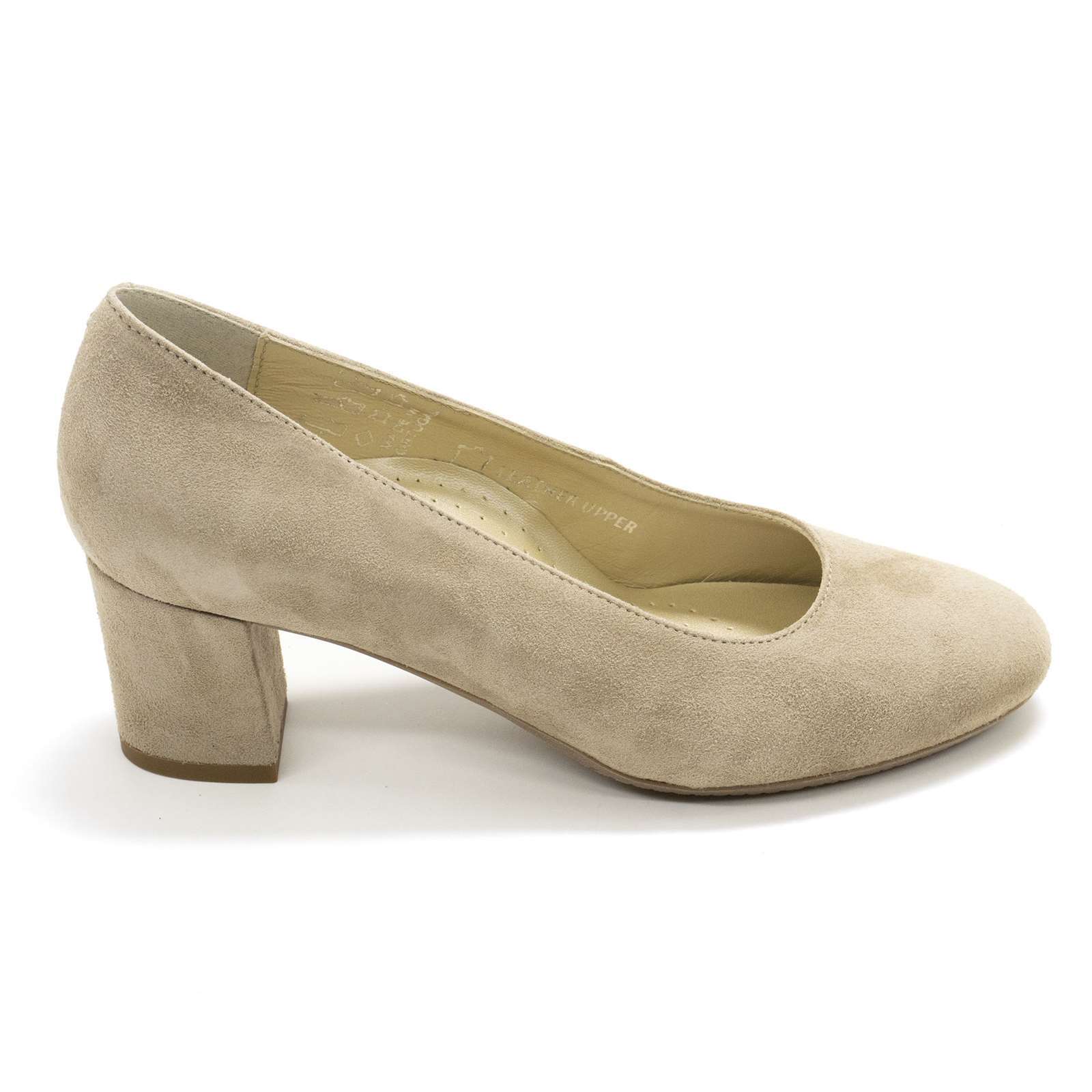 Womens Eric Michael Abby Beige Suede Pumps Comfortable High Heel Pumps New