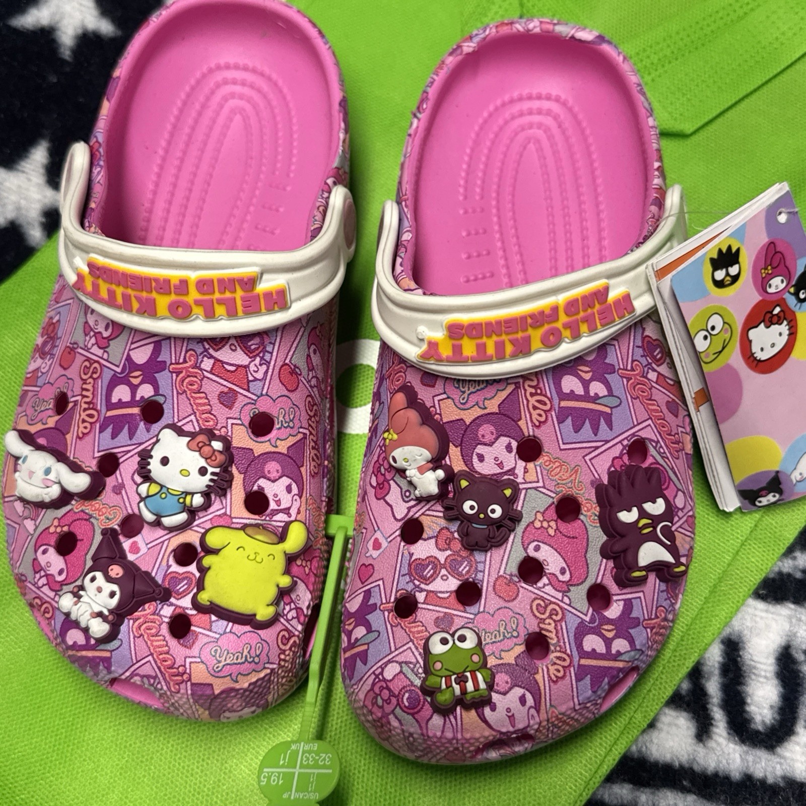 Crocs Hello Kitty 7 Women’s / 5 Men’s Classic Clog New with Tags NWT. Fast Ship