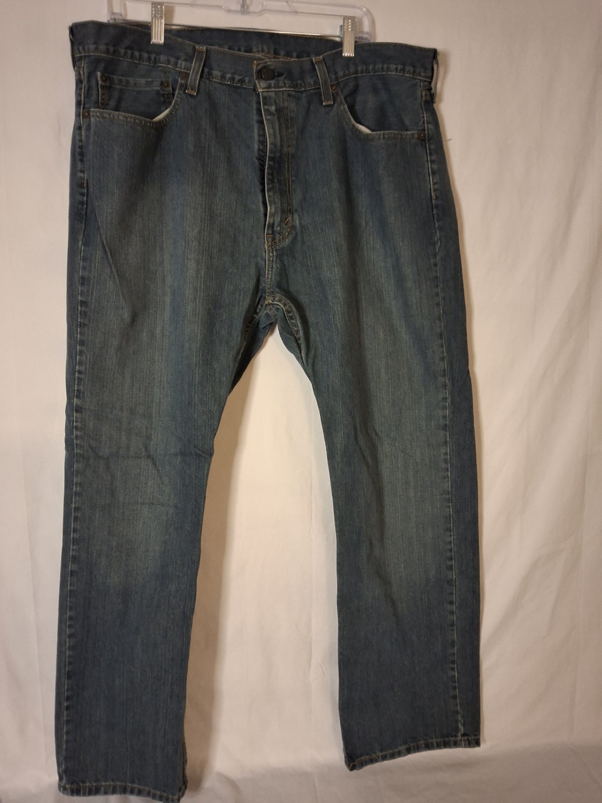 Levi’s 500 Series Men’s Blue Denim Straight Jeans Regular Fit, 5-Pocket