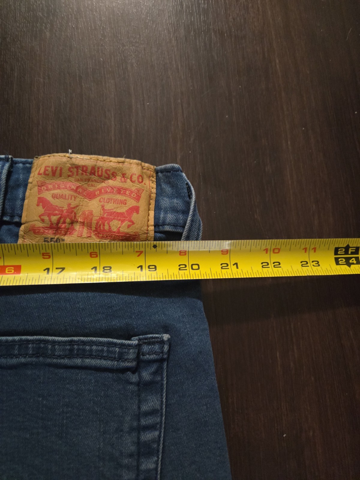 Mens Levis Strauss 559 Denim Jeans Size 40×30