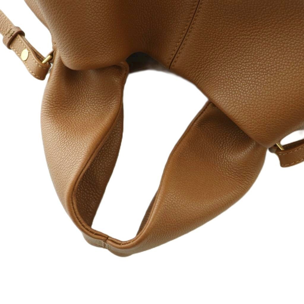 POLENE POLENE Numero Neuf 2WAY Handbag Shoulder Bag One Handle Leather Beige MI