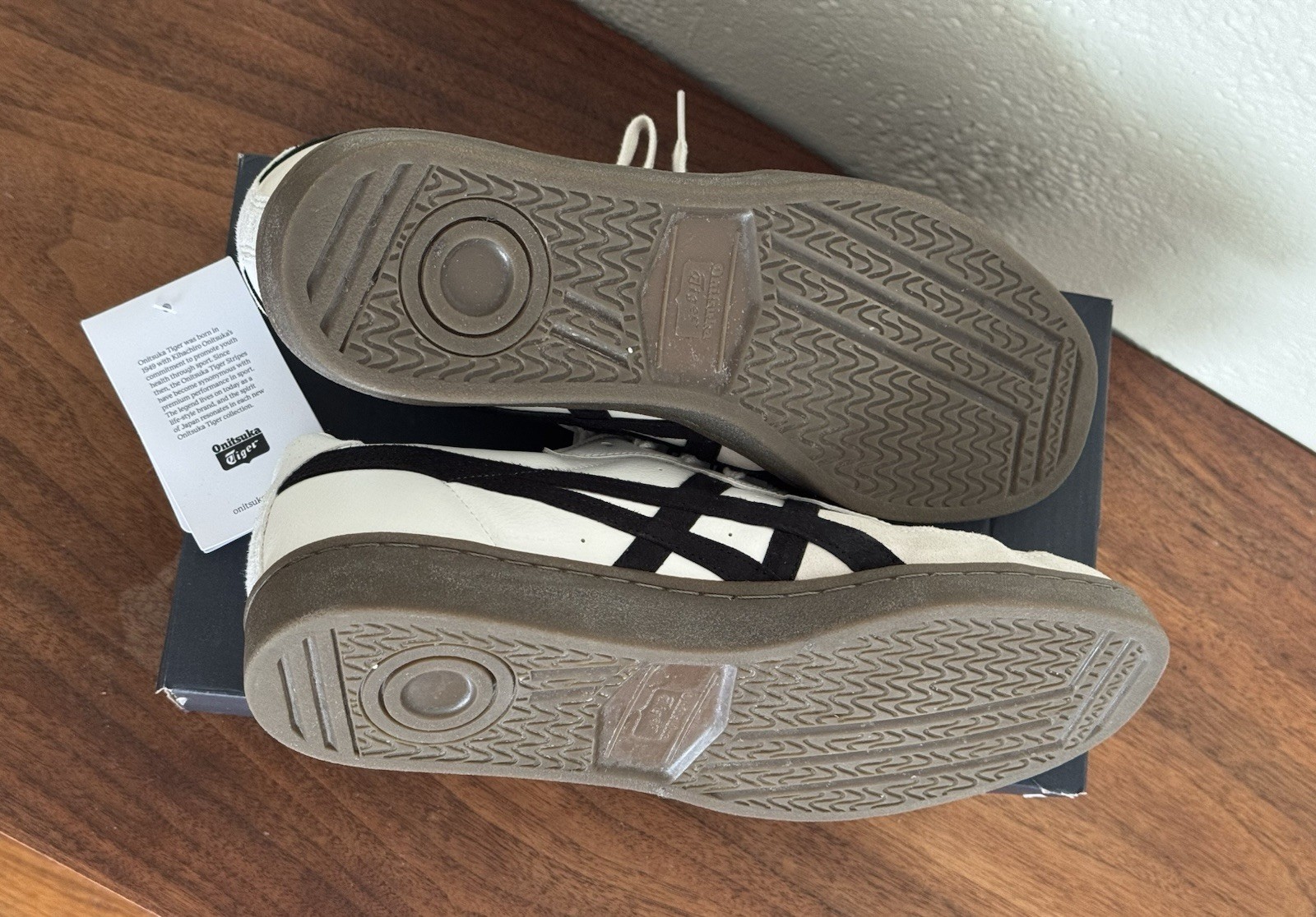 Onitsuka Tiger GSM [Cream/Black] Size 11.5M/29CM (1185A353-127)