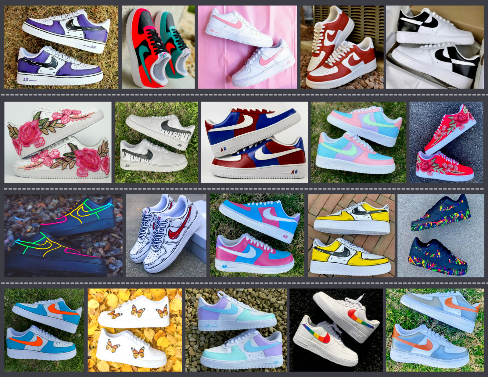 63″ 72″ Inch Replacement Flat Shoe Laces 100 Colors Nike Air Force 1 Jordan Dunk