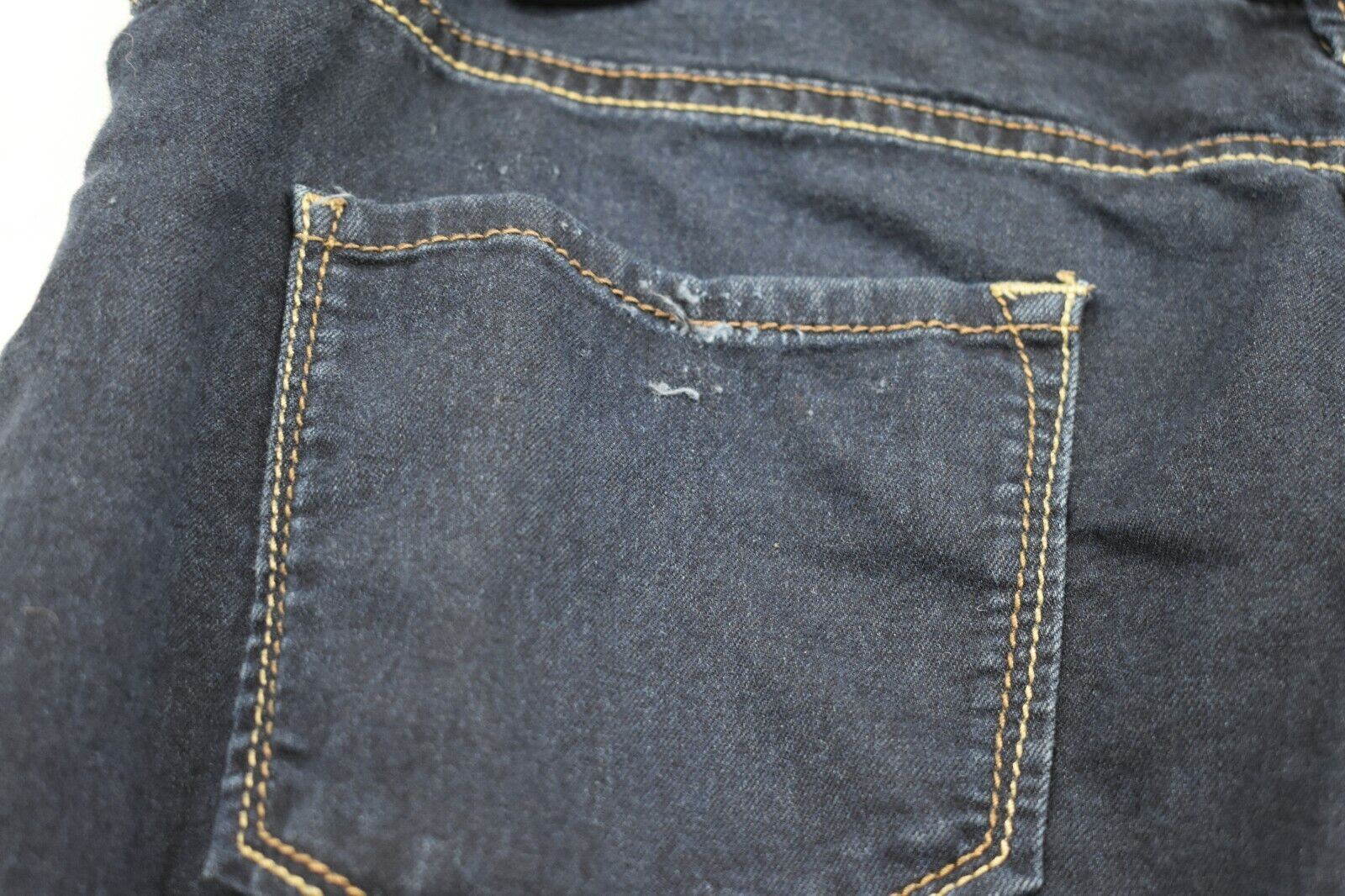 Dear John Womens Dark Denim Jeans Zip Fly Metro Jegging Cotton Stretch Sz 32