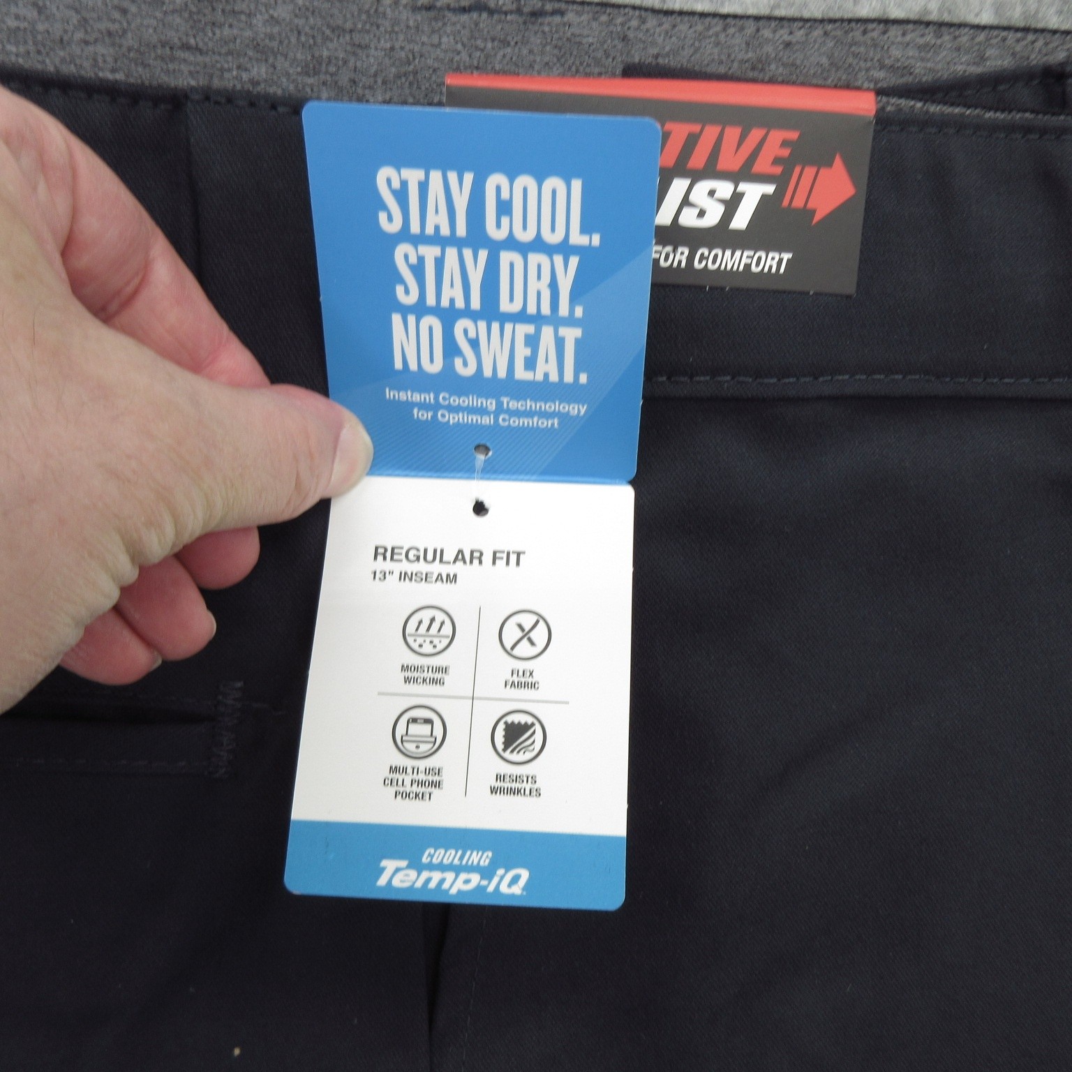 Dickies Shorts Mens 44 Performance Workwear Active Waist Cooling Temp-iQ Flex