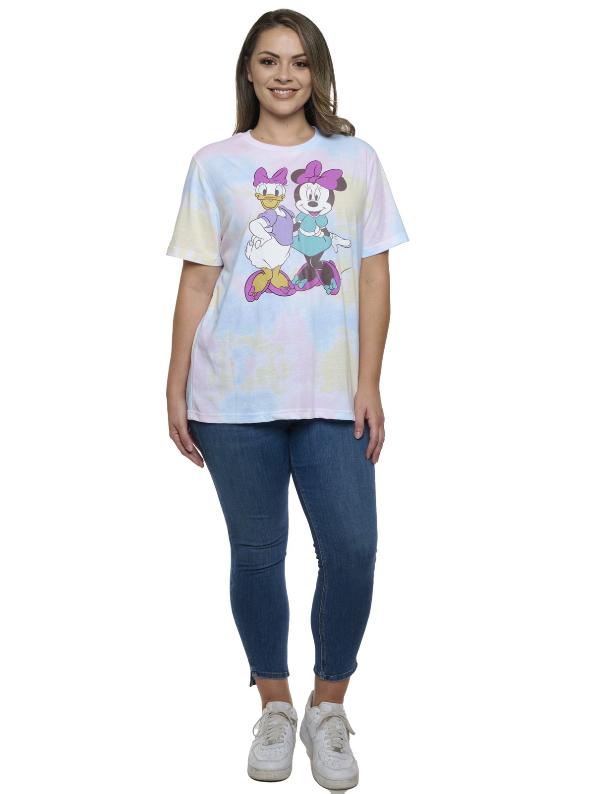 Women’s Plus Size Minnie Mouse Daisy Duck T-Shirt Pastel Disney (Size 1X)