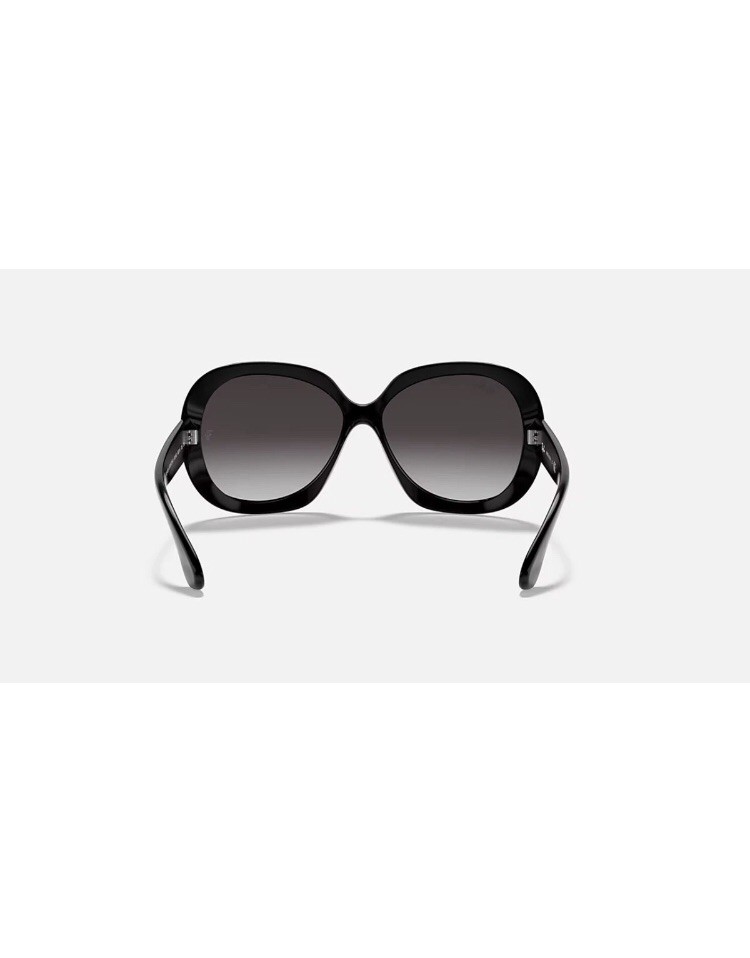 New Ray-Ban Jackie Ohh II Black / Grey Gradient 60 mm Sunglasses RB4098