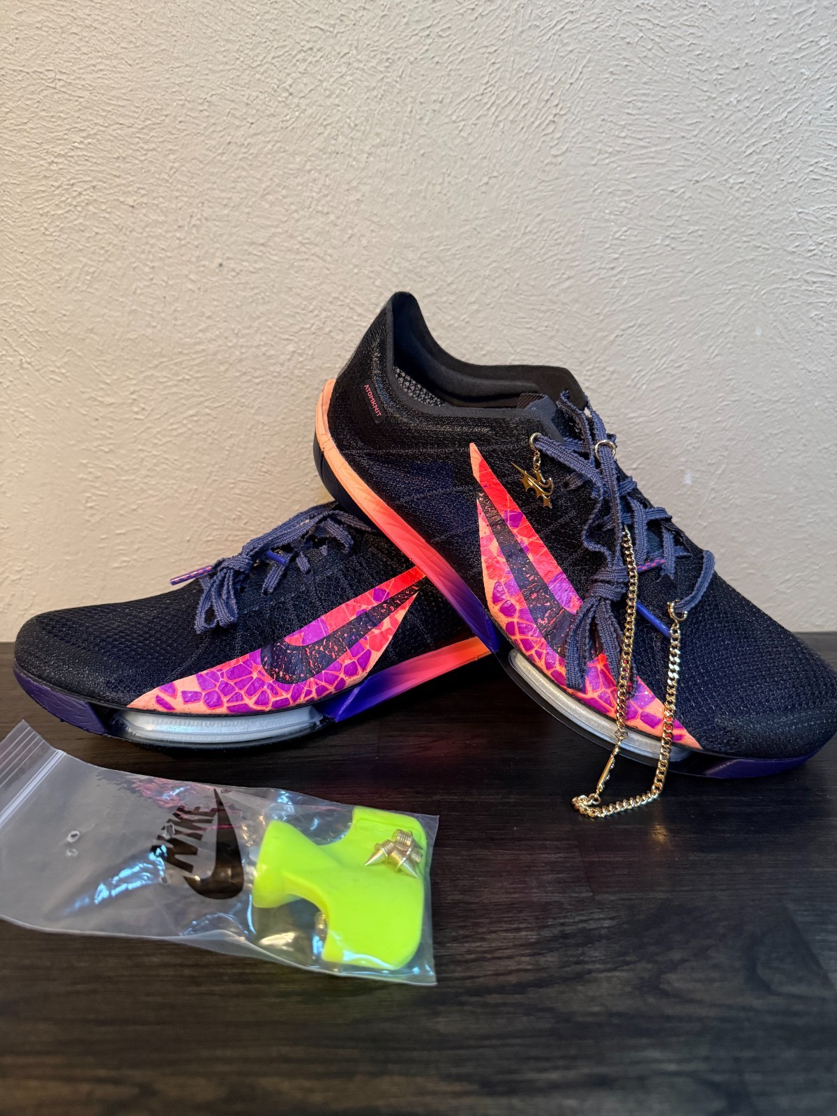 Nike Air Zoom Victory 2 Track & Field Shoes Glam Black Spikes IM9130-001