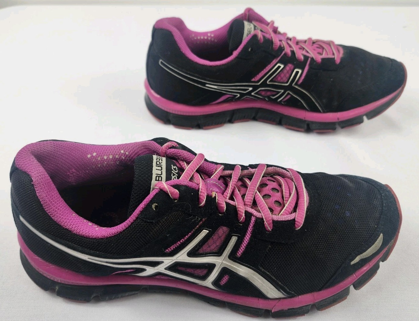 ASICS Gel-Blur33 Women’s Size 8 Black Magenta Running Shoes