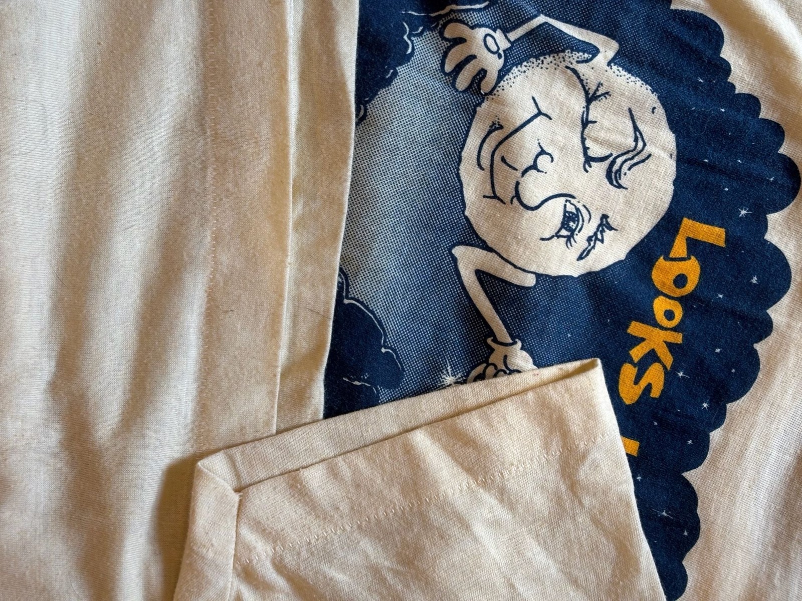 Vintage 80s Tee Jays Stroh Light Beer Graphic T-Shirt Size M