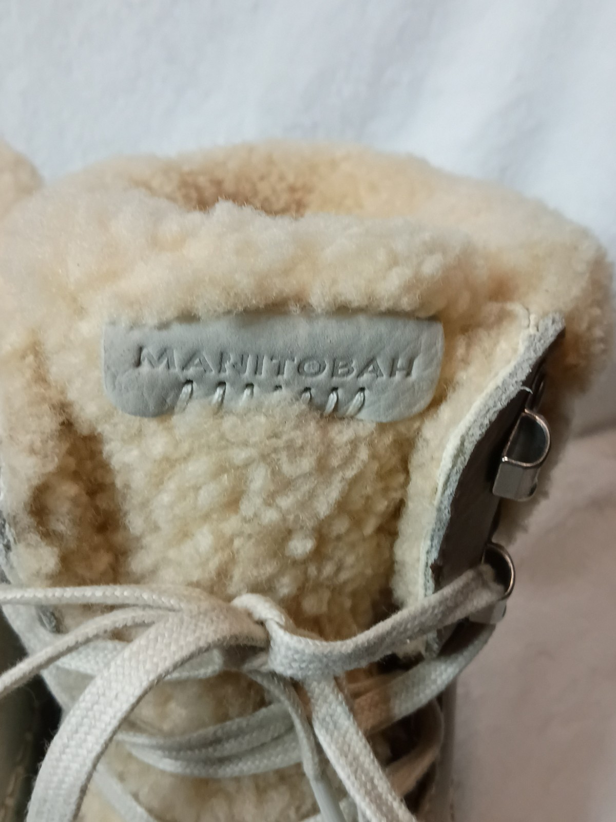 Manitobah Women’s Half Wrap Fur Suede Boots, Size 9, Gray