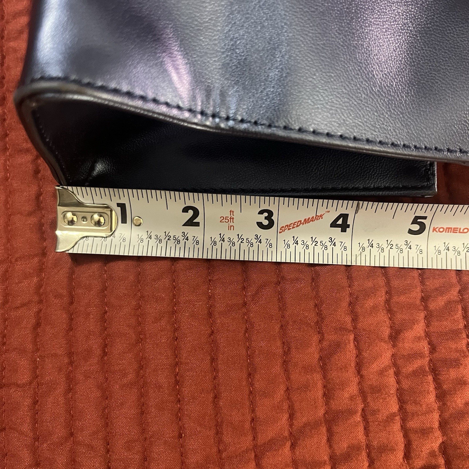 Telfar Small Shopping Bag Metallic Cobalt Blue *EUC*
