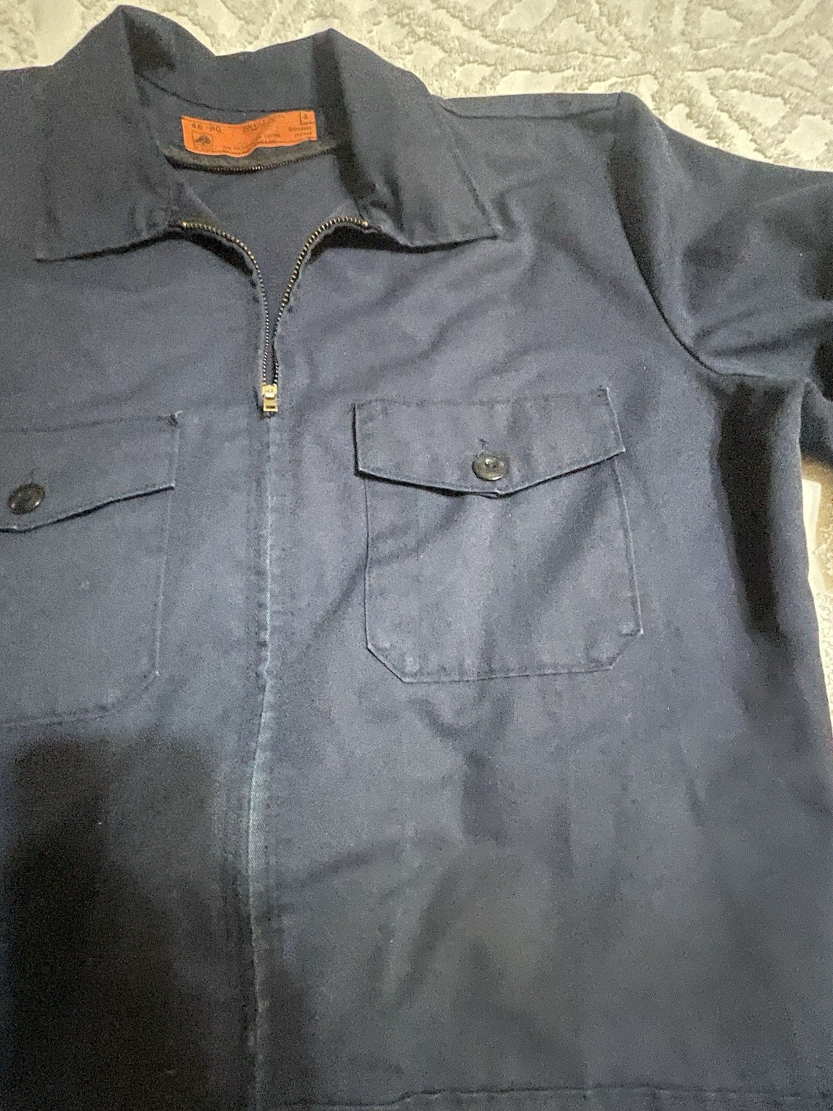 Vintage USPS Mail Carrier Full Zip Jacket Quilted Liner Not Available Sz 46 R