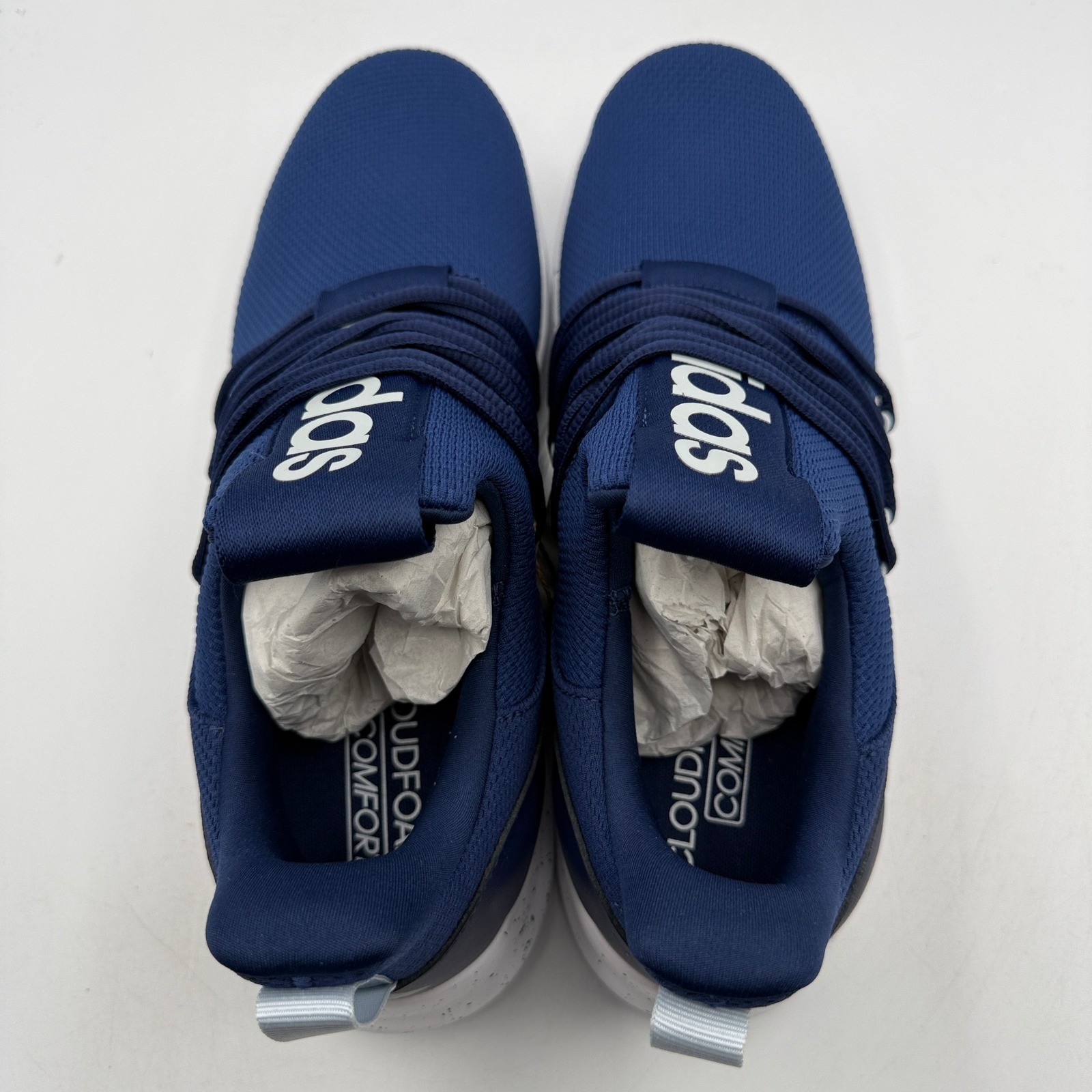 adidas Lite Racer Adapt 7.0 Shoes Mens 11.5 Navy Blue Slip On Sneakers JS0047