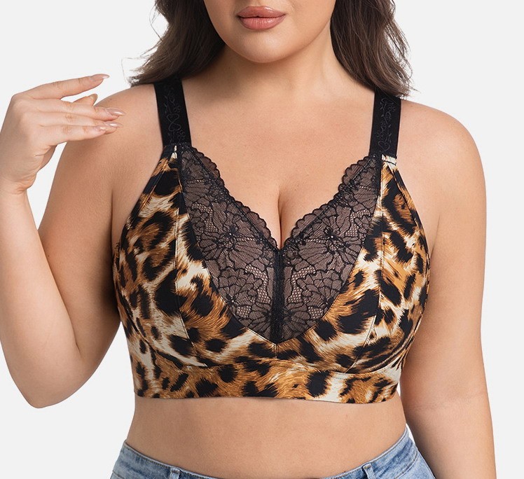 Women Bras Full coverage Seamless Lace Push up Thin Plus size Underwear 20781