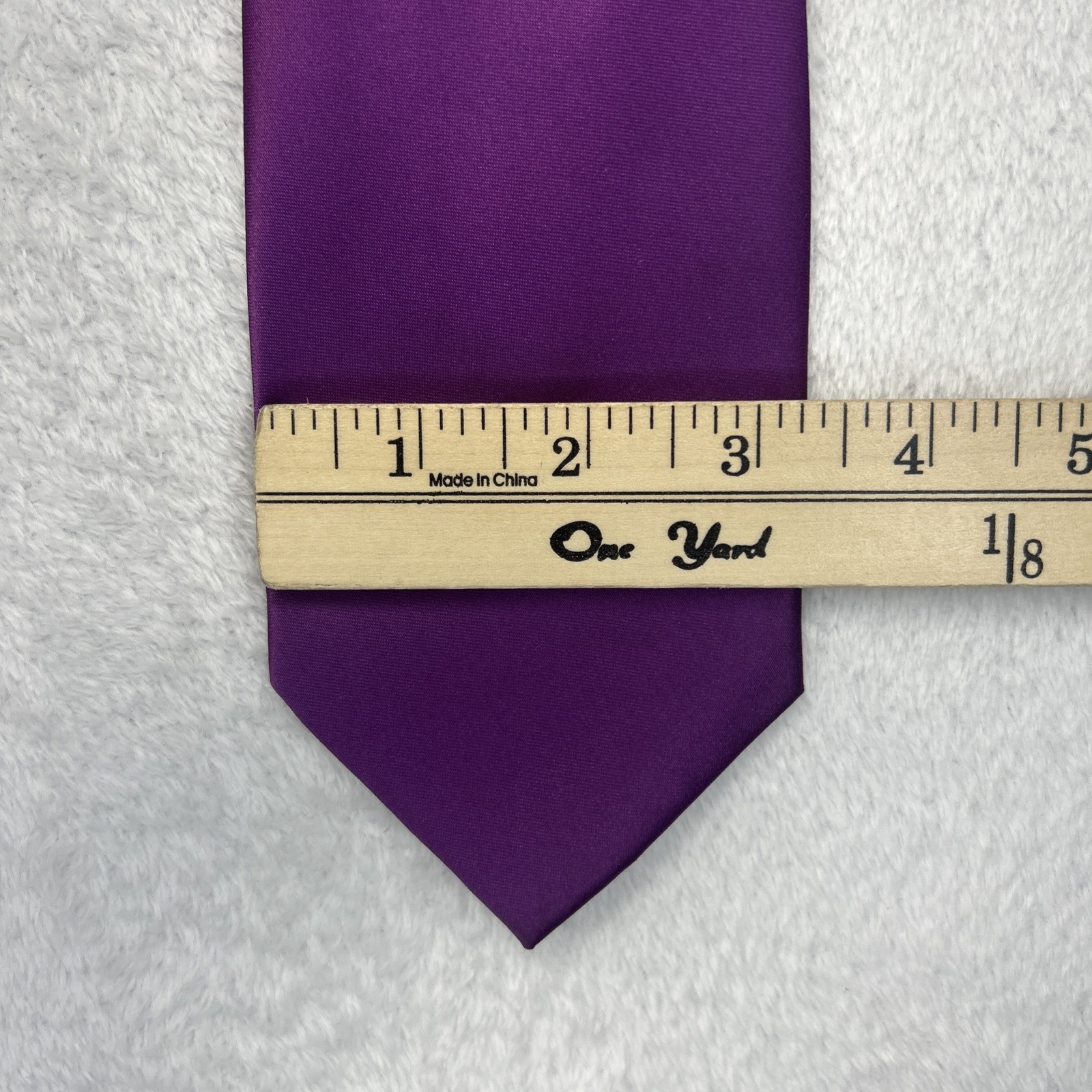 Cheri Copain Purple Men’s Necktie 3.25”x 57” All Silk Handmade