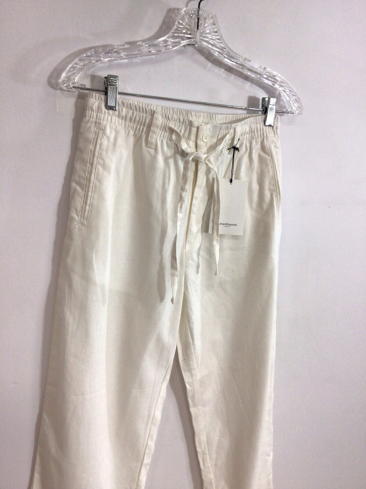 Hat & Beyond Los Angeles Linen Pants Womens Small New