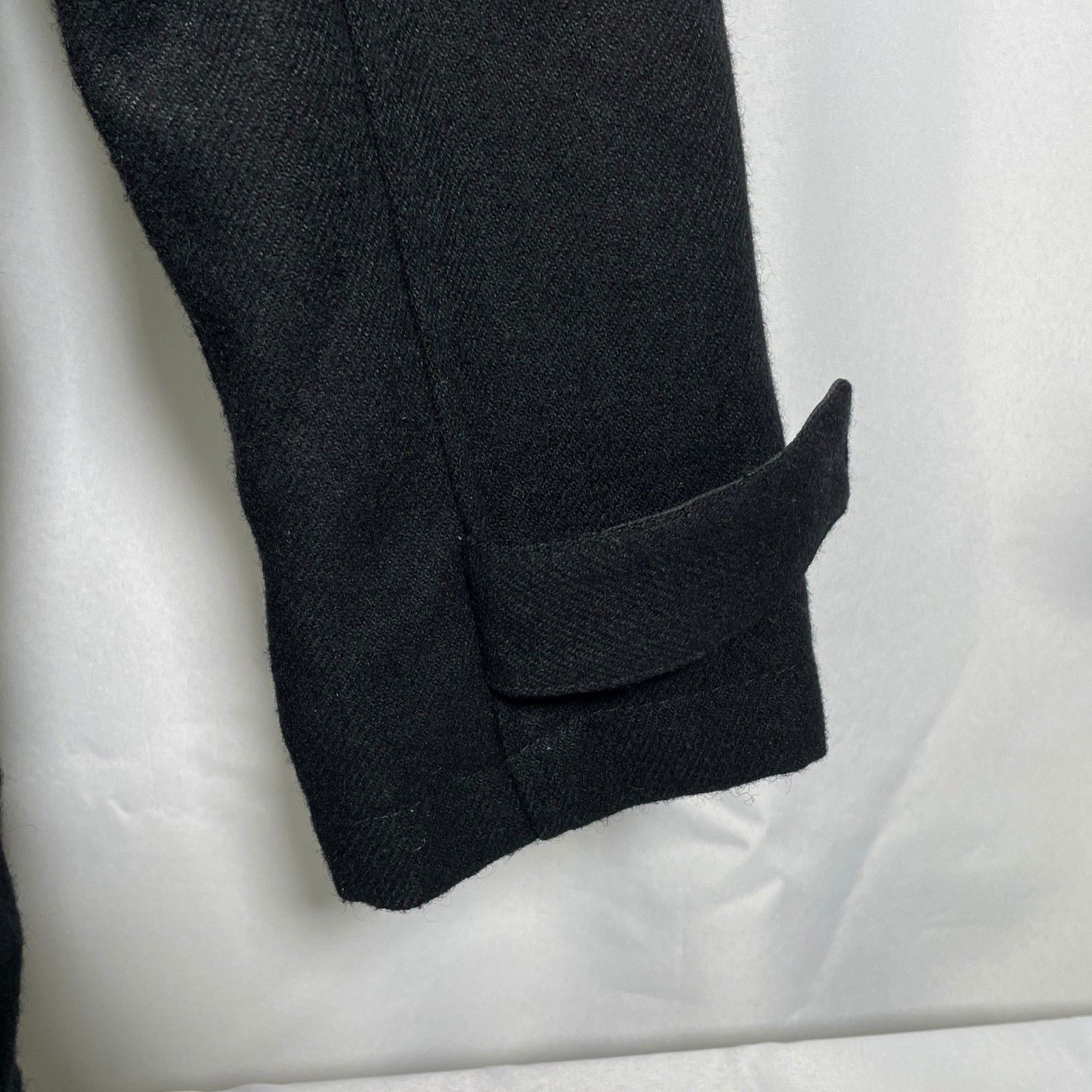 Billabong Black Wool Blend Toggle Duffle Coat Jacket Men’s XL