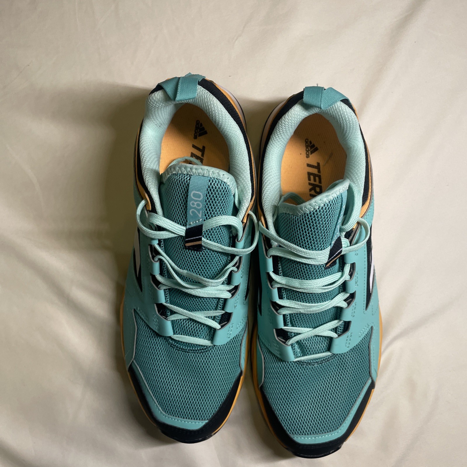 Adidas Womens TERREX Agravic Trail Hiking – Sz: 10-FX6977 – Emerald / White NEW