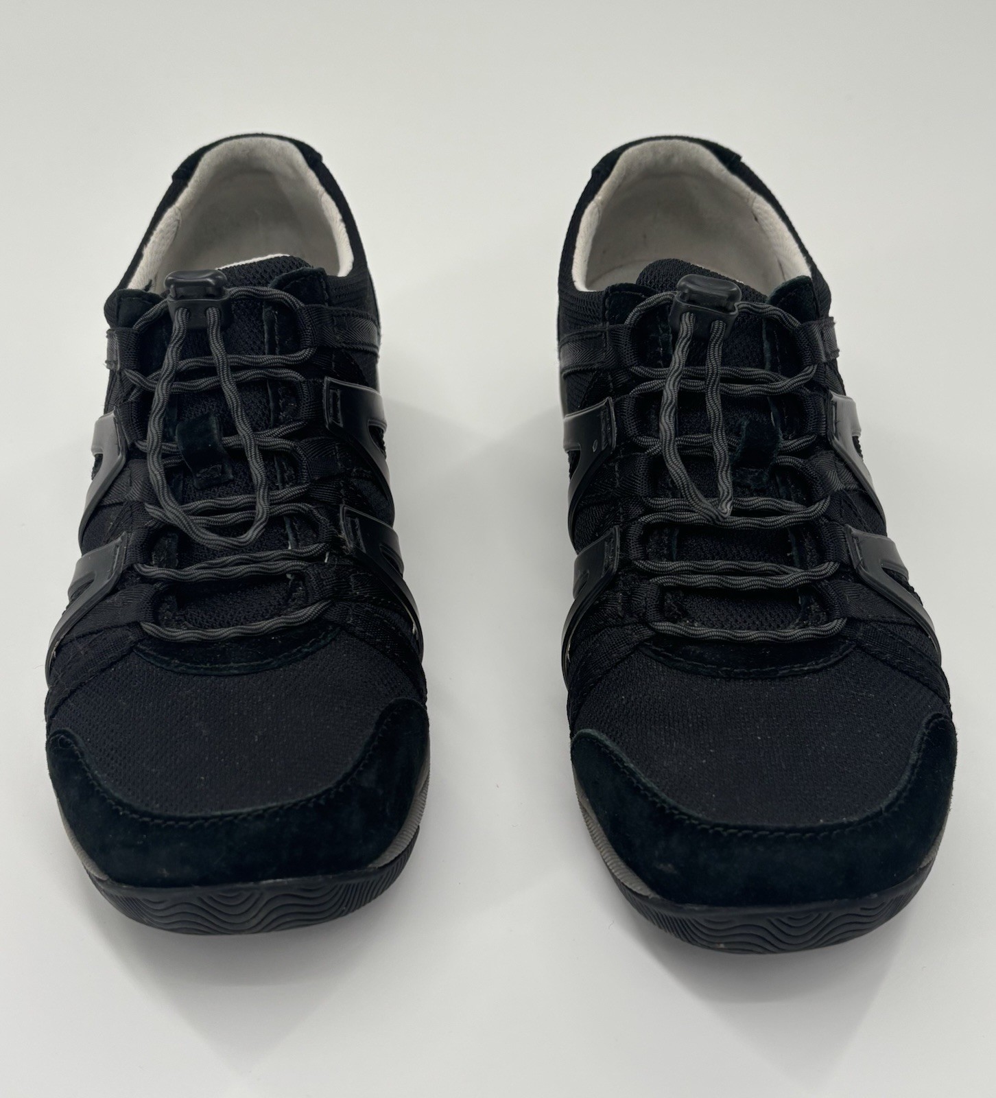 Dansko Women’s Henriette Comfort Support Sneaker Black Leather Suede EU 38
