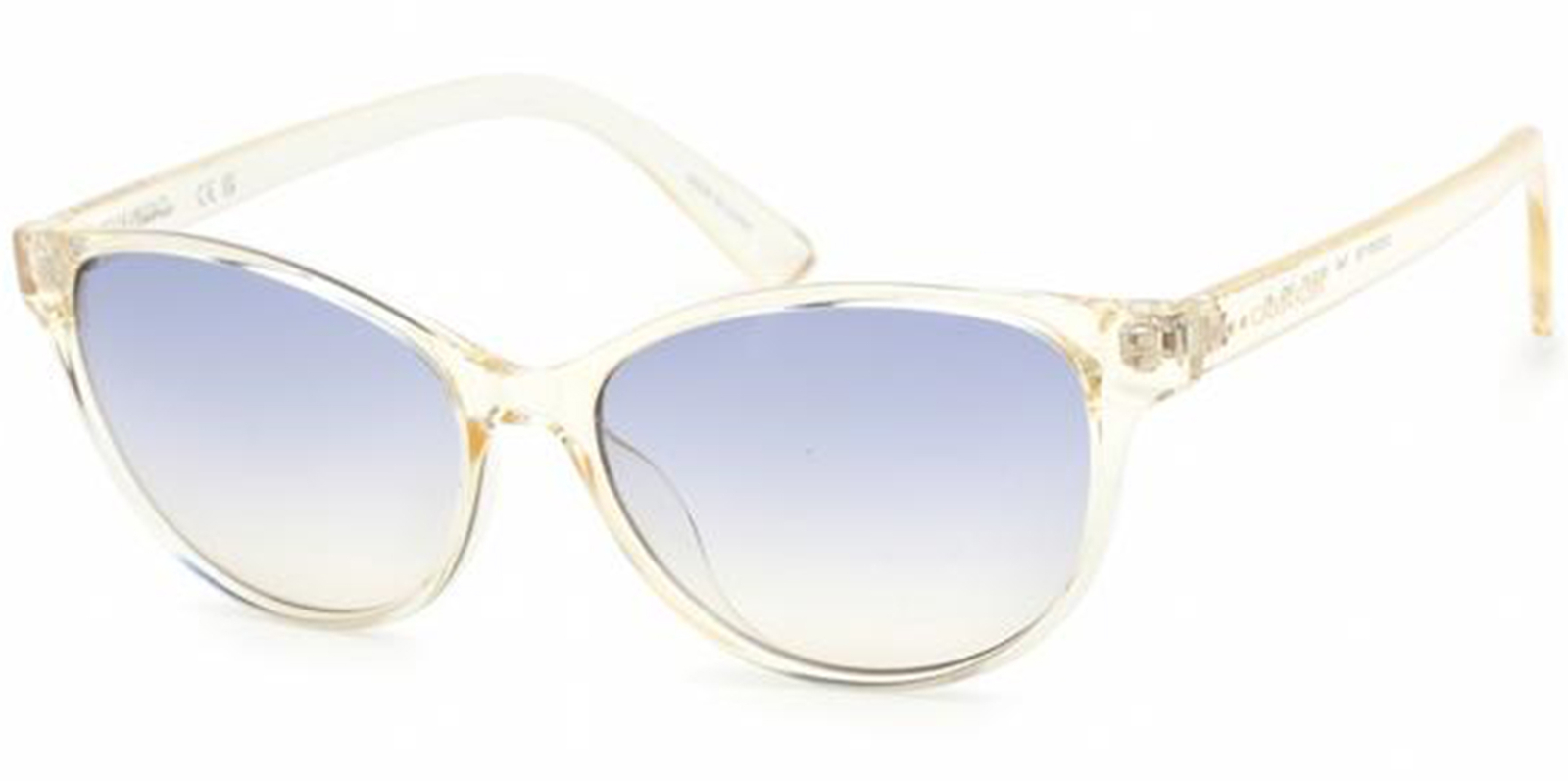 Calvin Klein Women’s Oval Cat-Eye Sunglasses w/ Gradient Lens – CK20517S