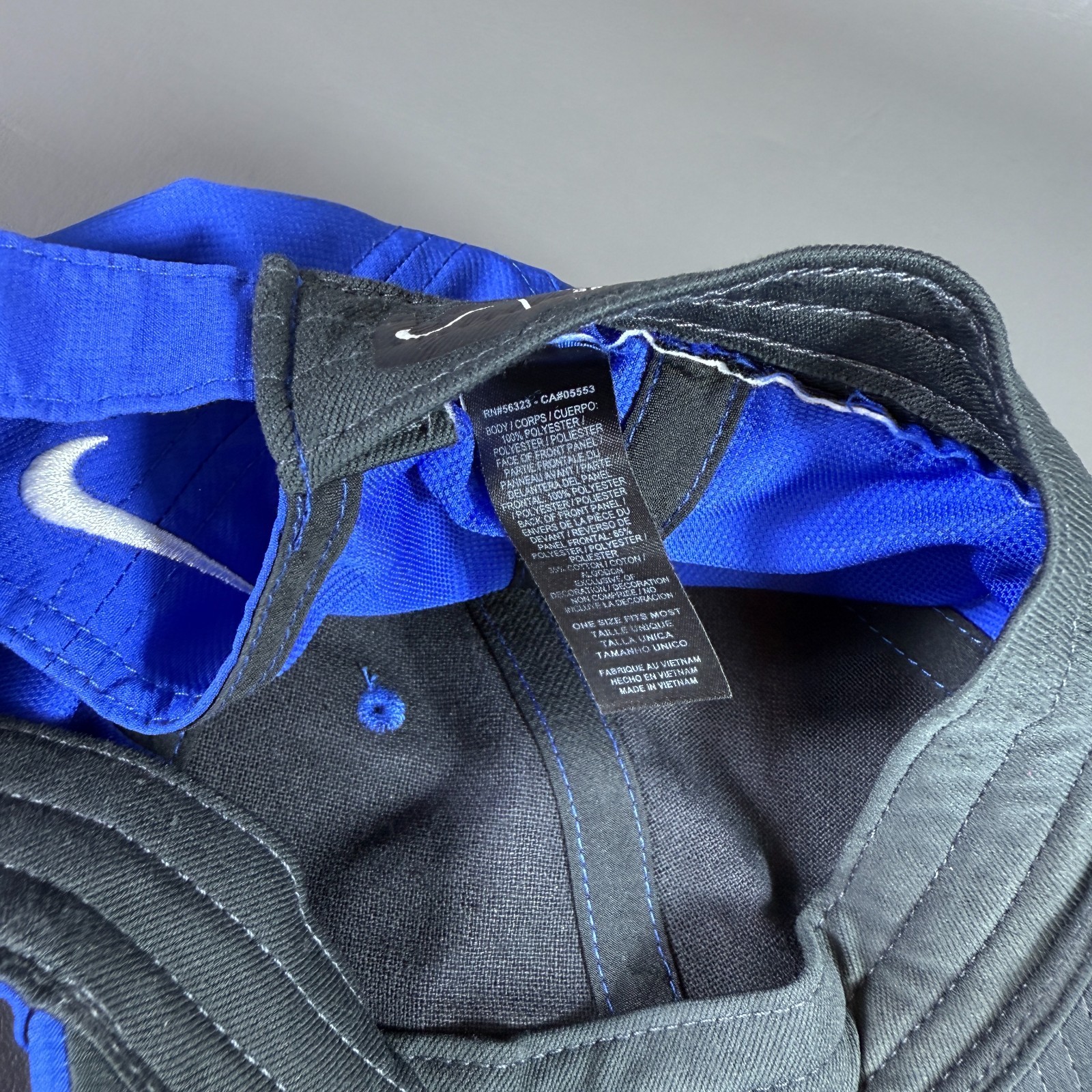 Nike Legacy91 Hat Dri-Fit Blue Hook & Loop Strap Running Golf Tennis Lightweight