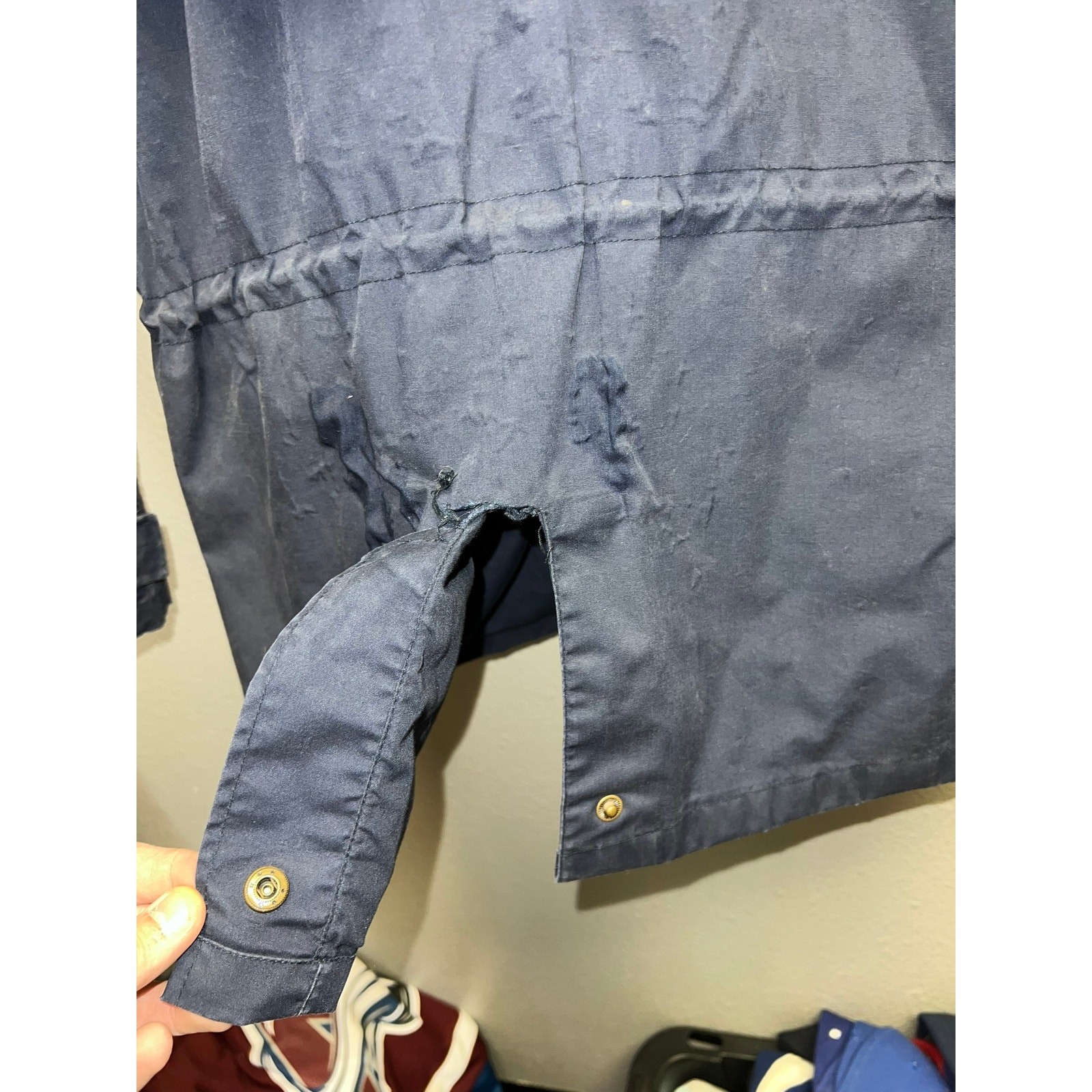 Vintage Womens Mountain Horse Jacket Techinal Riding Wear Blue VTG Small