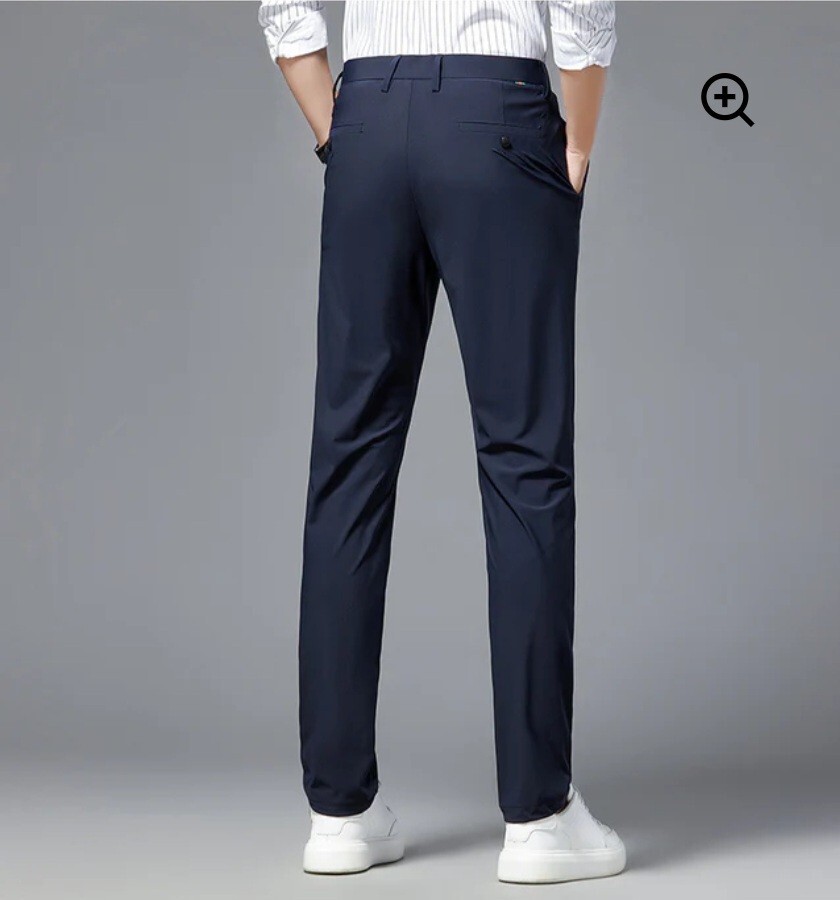 Tailored Blue 4Way Stretch Dress Pants Any Time Sizes 29,30,31,32,33,34,36,38,40