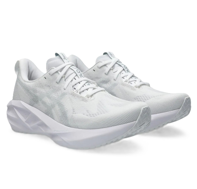 Asics Men’s NOVABLAST 5 Running Shoes White/Piedmont Grey 1011B974-100 j