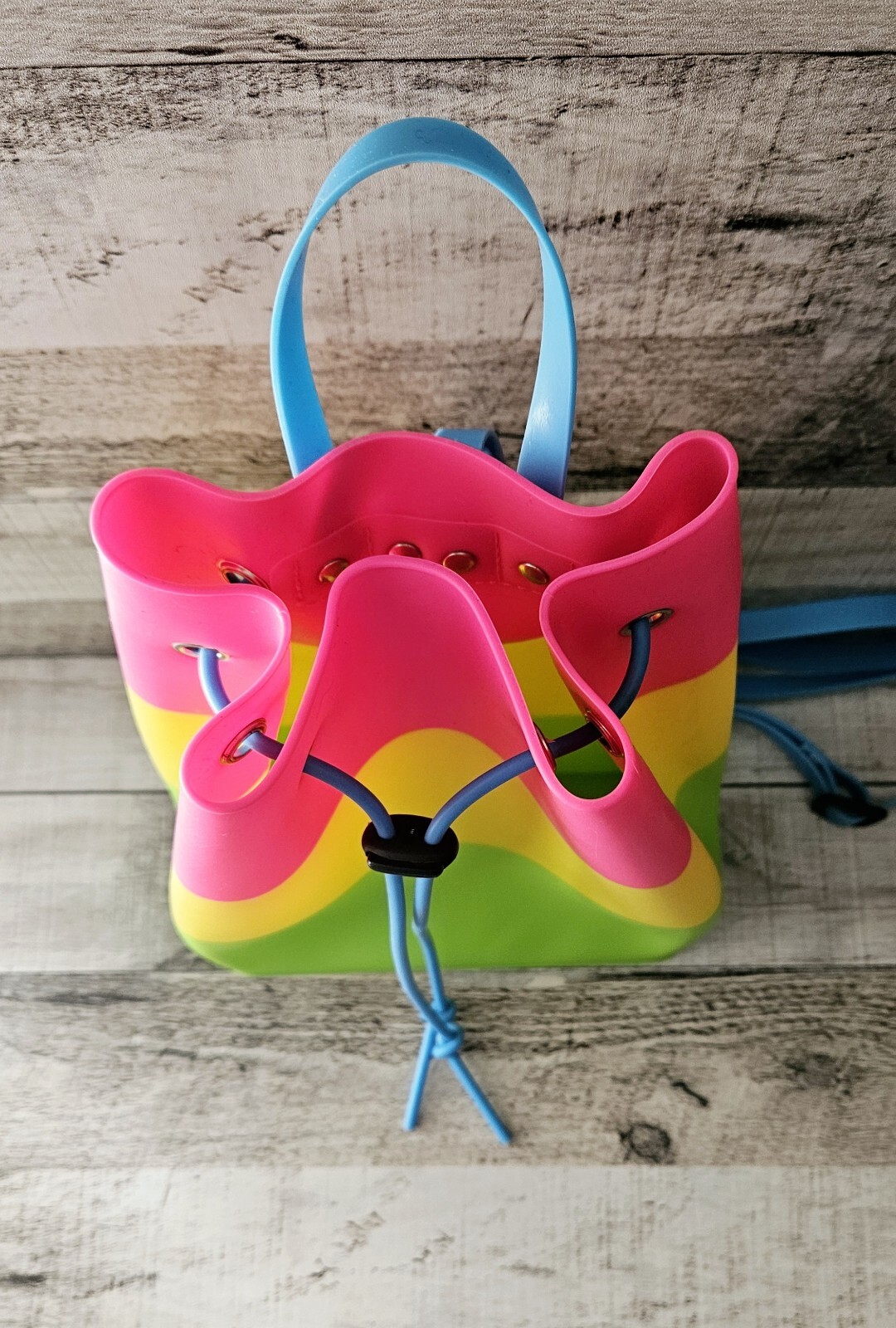 Silicone Rubber Jelly Mini Rainbow Backpack Fashion Accessories