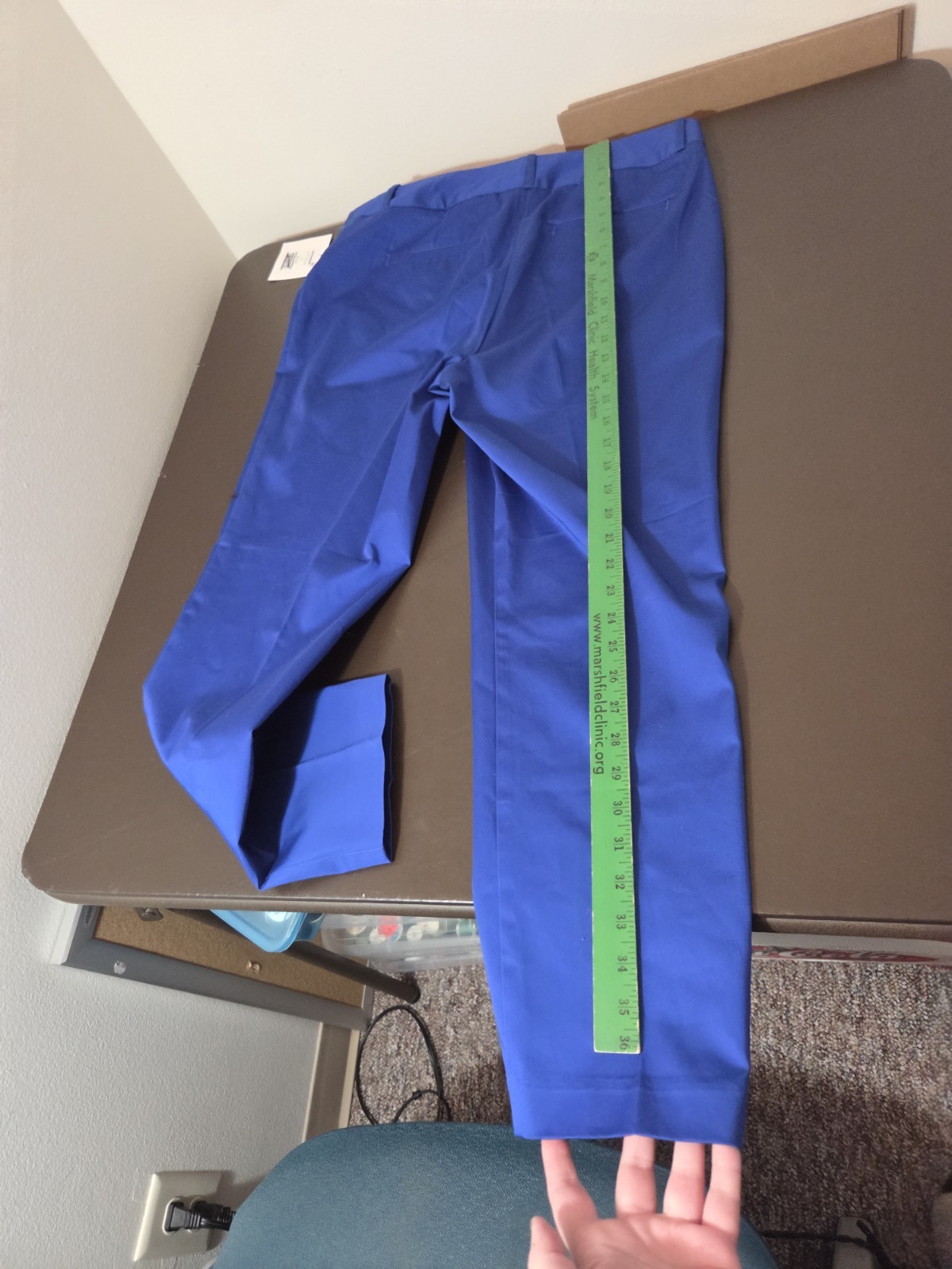 89th + Madison Womens Size 10 Blue Pants Brand New Nwt Indentations