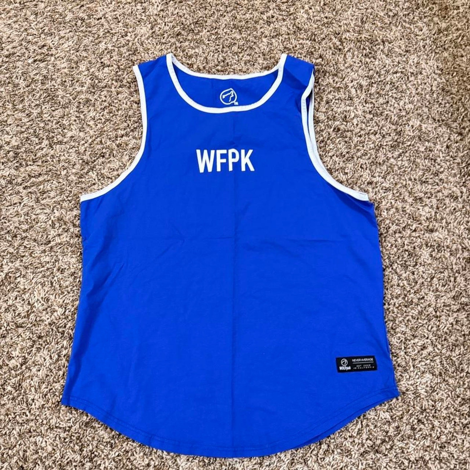 Mens Wolfpak Blue Tank Top – XL-2X