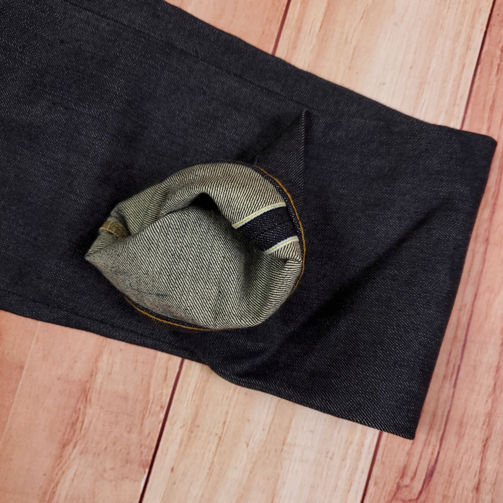 Naked & Famous Made W/ Kevlar Blend Selvedge Blue Denim Jeans 31 (Meas. 30×32)