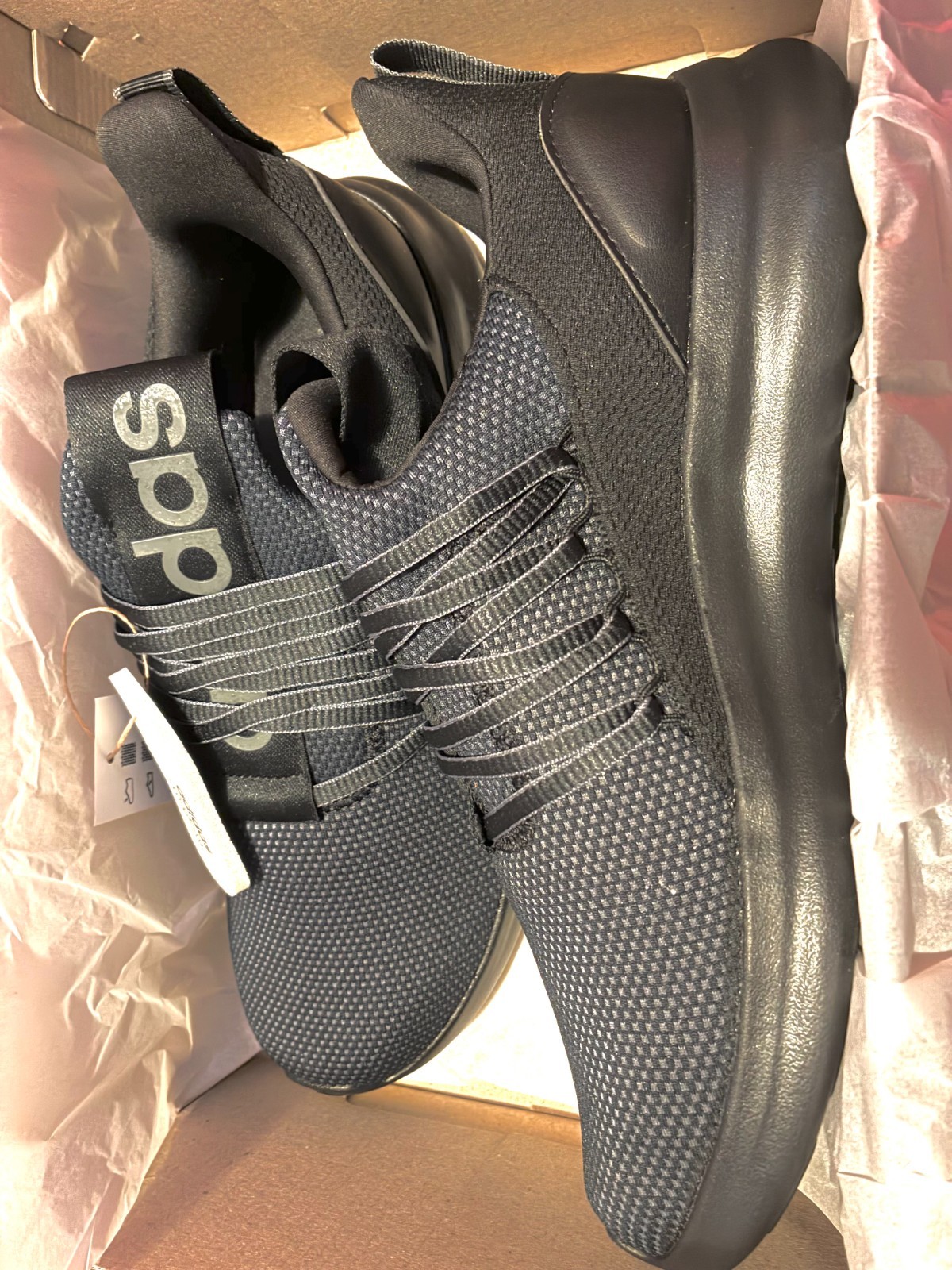 Size 9 – adidas Lite Racer Adapt 7.0 Wide Black Grey