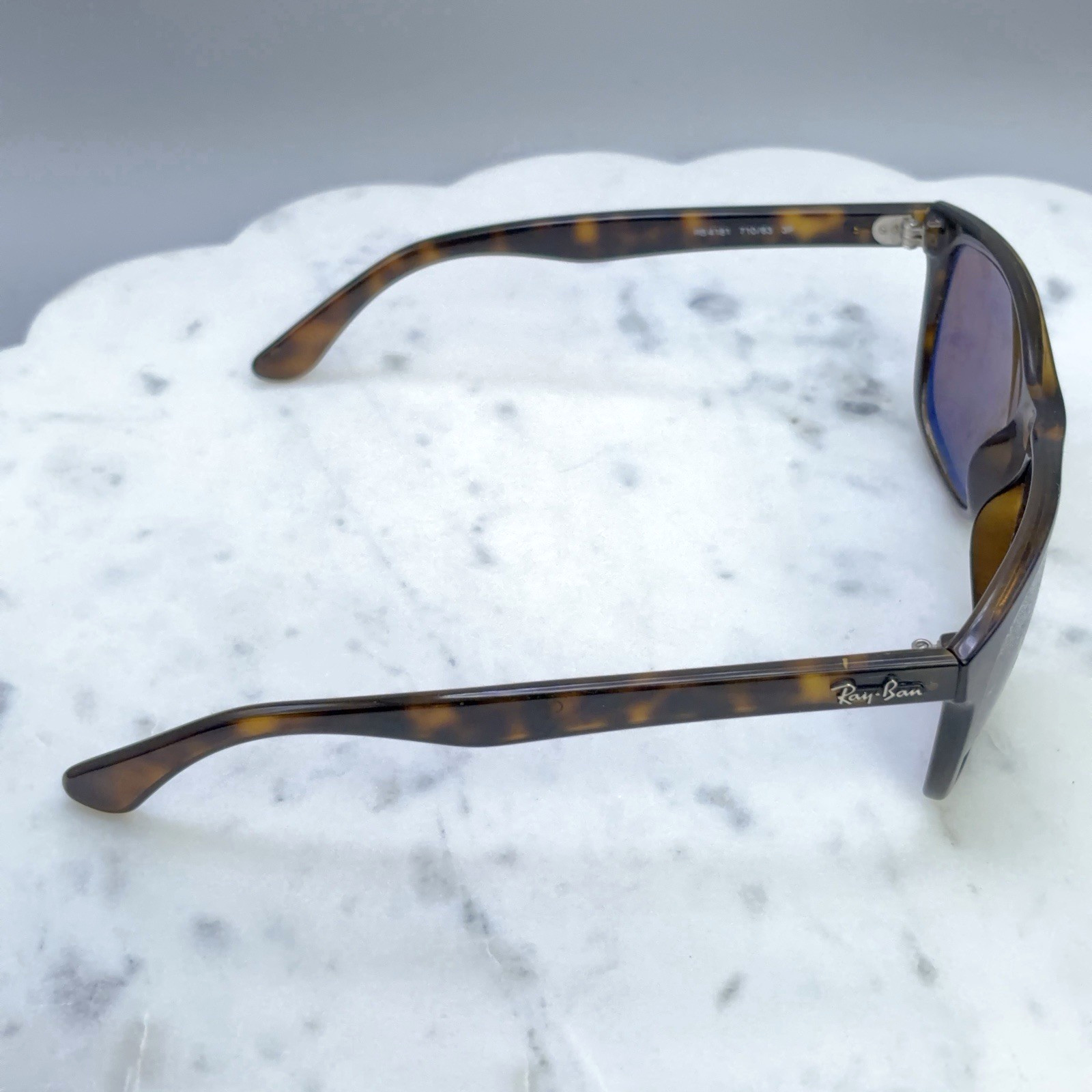 Ray Ban RB 4181 710/83 Polished Light Havana Sunglasses Frames Only Italy 57-16